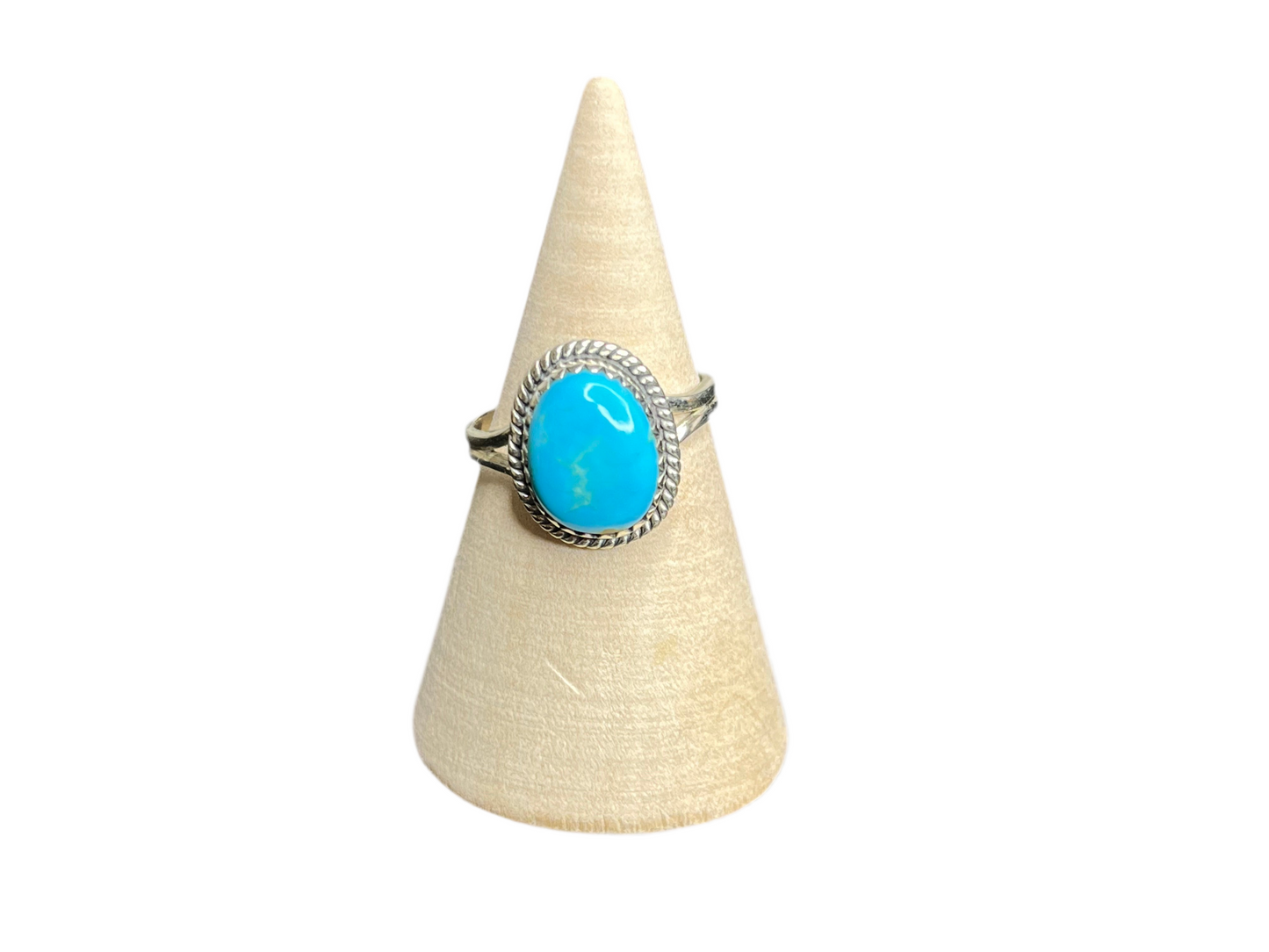 Dainty American Turquoise Sterling Silver Rings