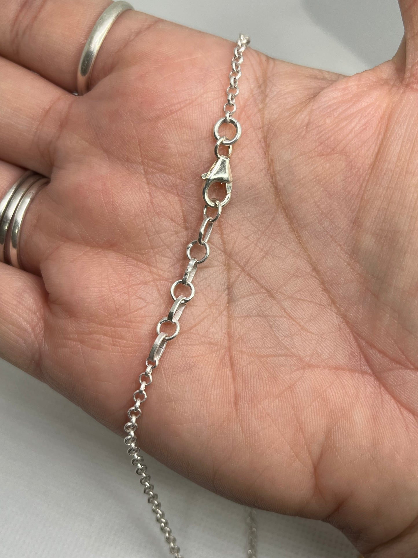 Lariat Necklace - Blue Dahlia & Moonstone
