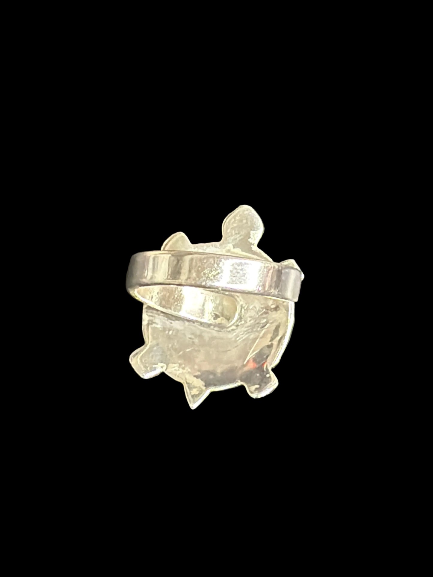 Sterling Turtle Ring - Adjustable