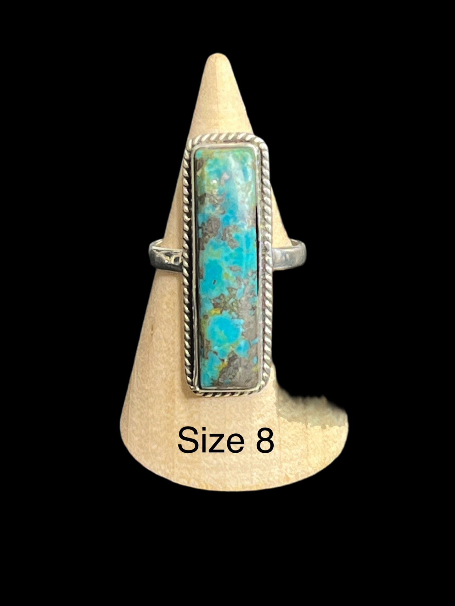 Arizona Turquoise Bar Rings - sizes 5-12