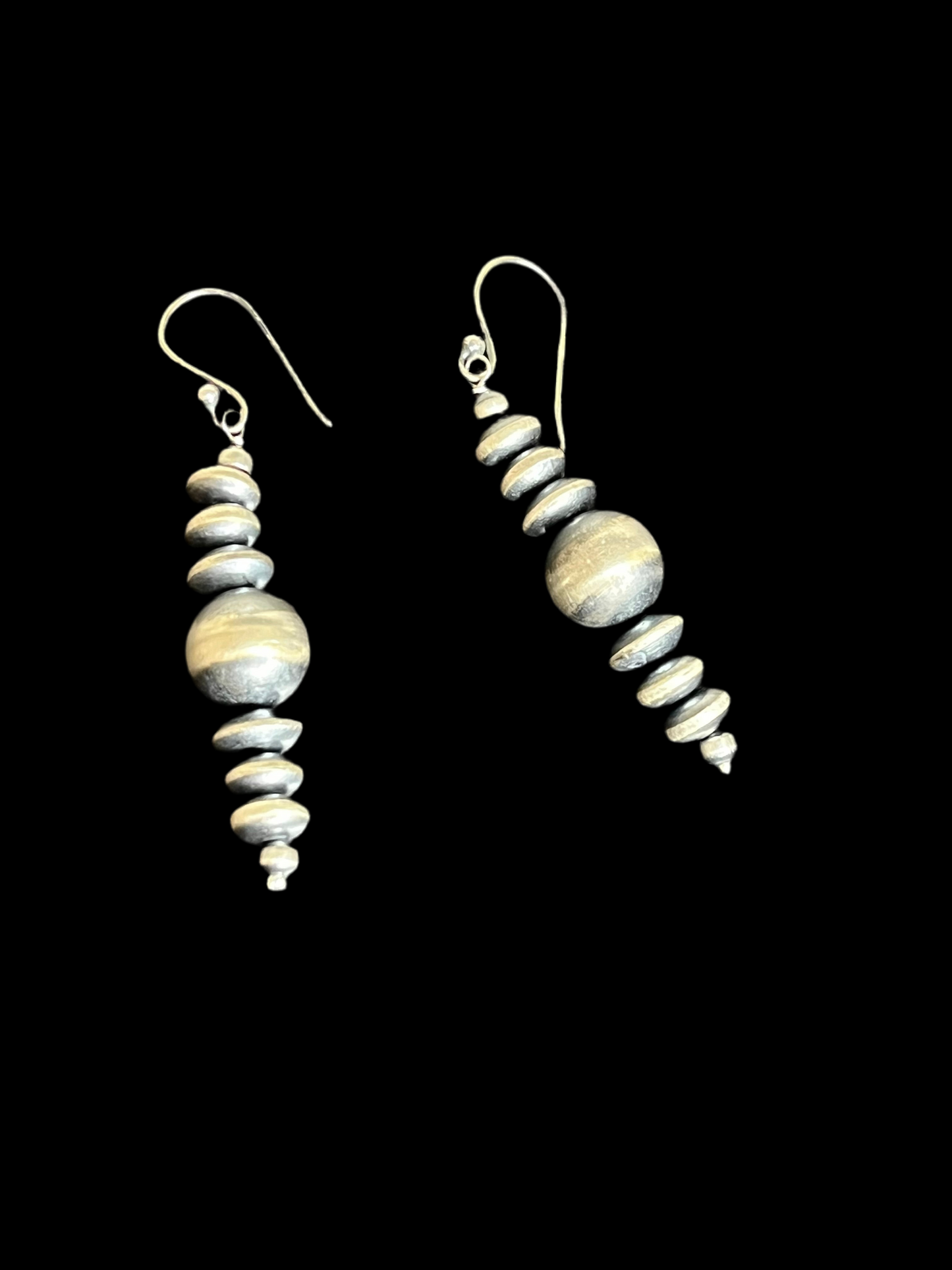Sterling Silver Desert Bead Earrings