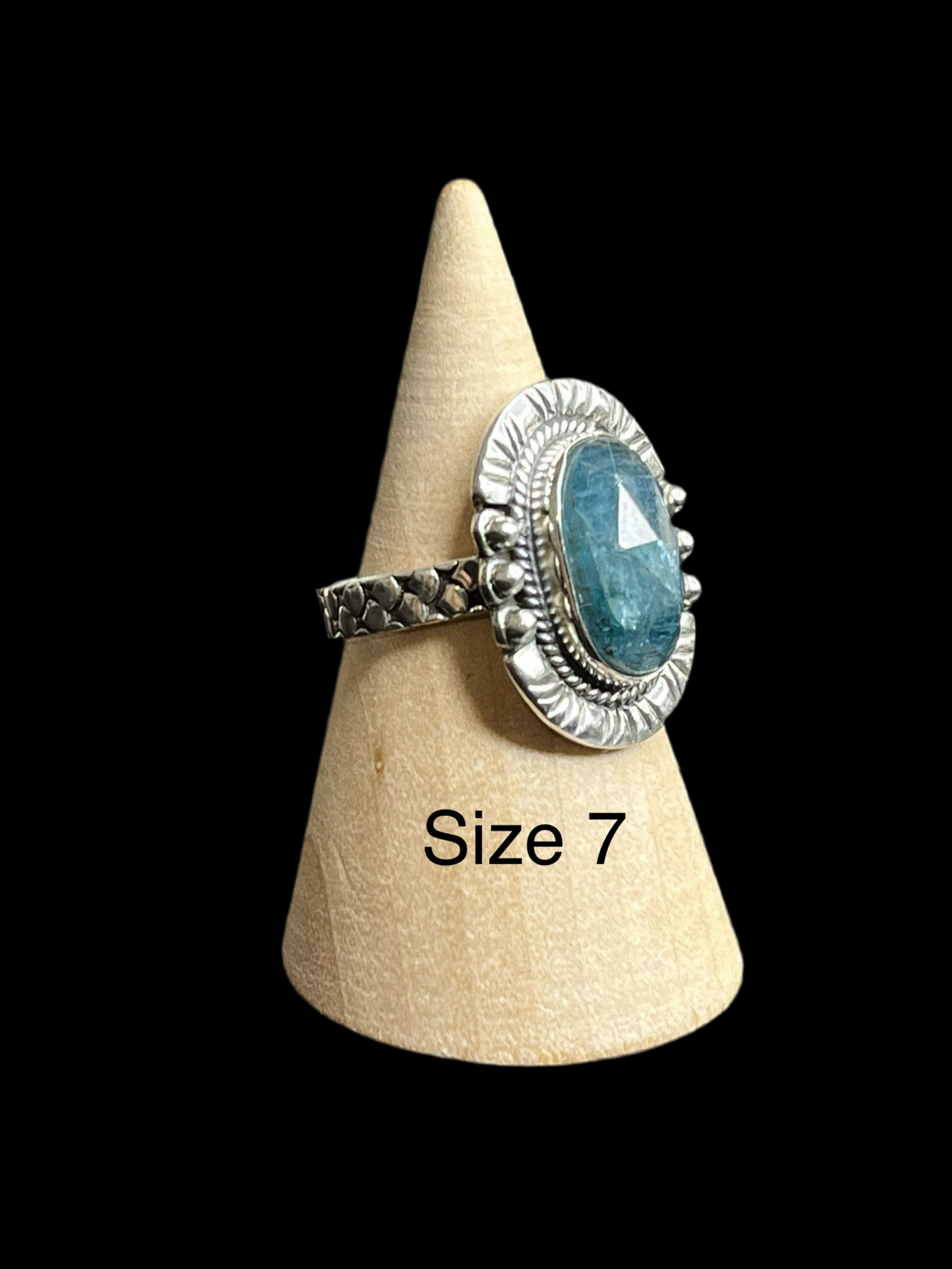 Mermaid Kyanite Rings - sizes 5-12