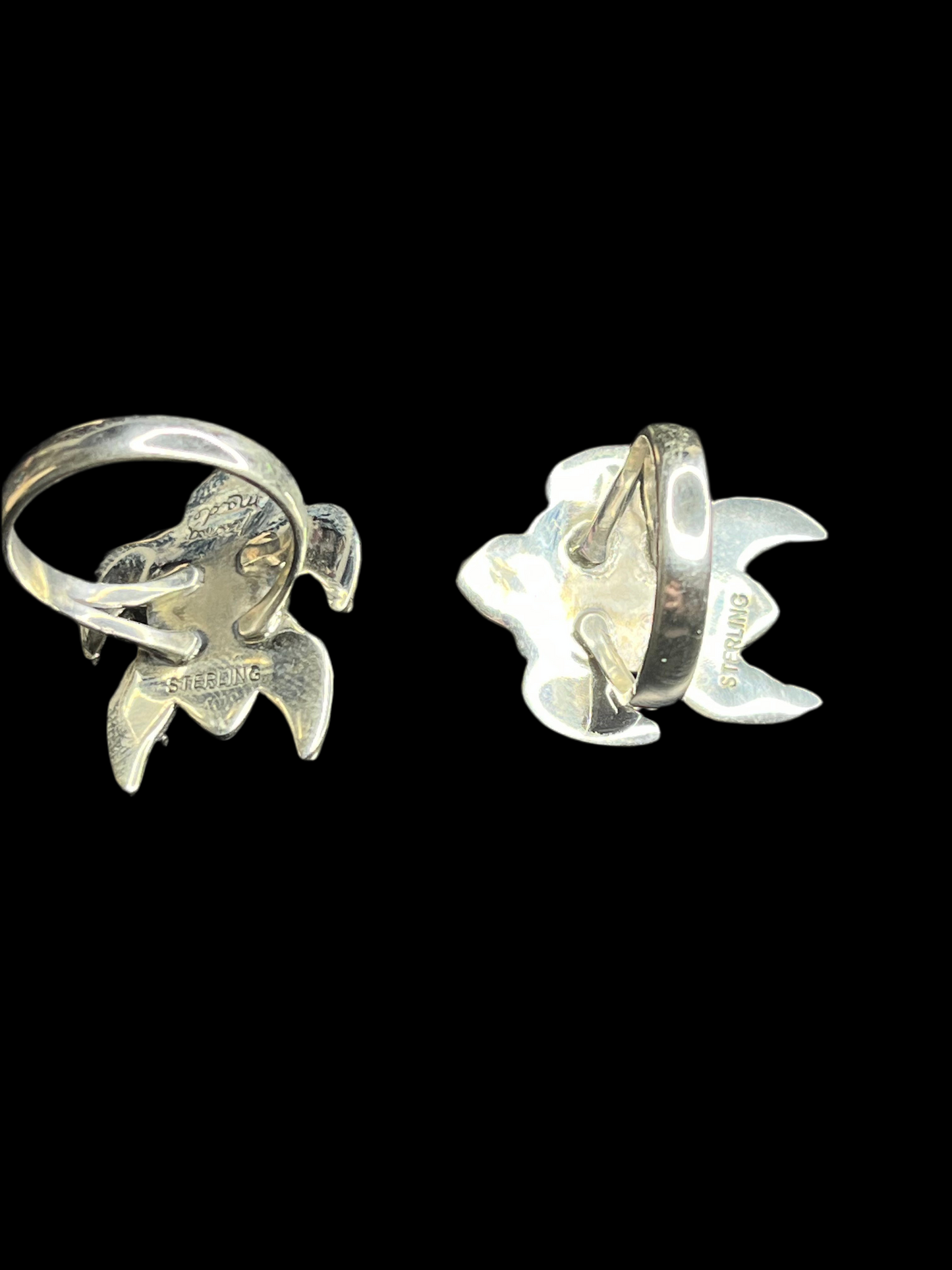 Sterling Silver Turtle Rings
