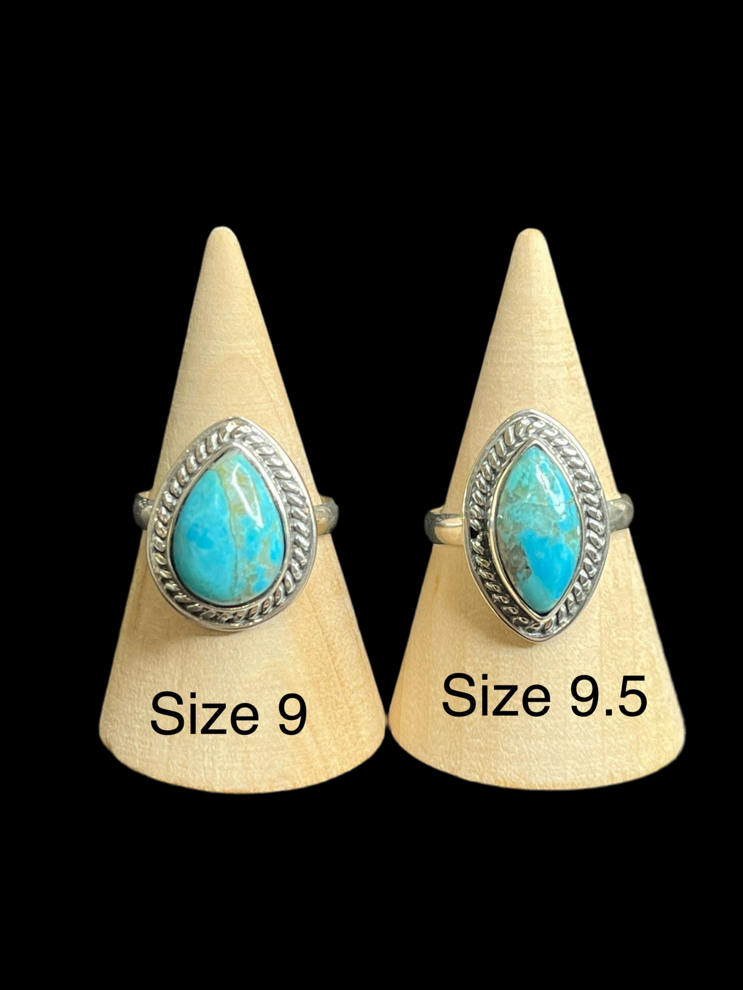 Mojave Turquoise Sterling Silver Rings