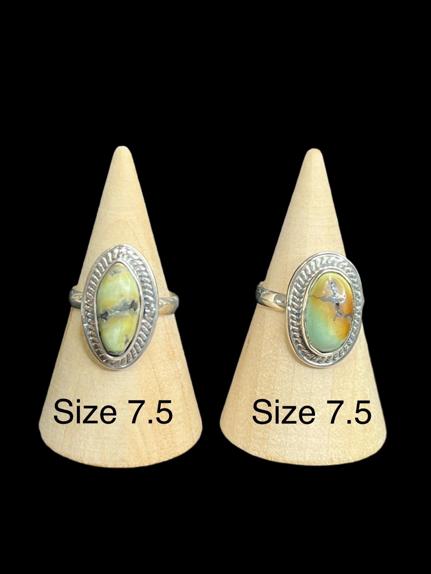 Tibetan Turquoise Sterling Silver Rings