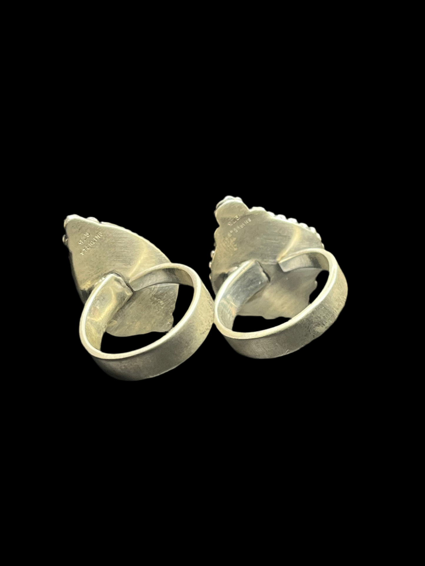 Aurora Opal Checker Rings - Adjustable