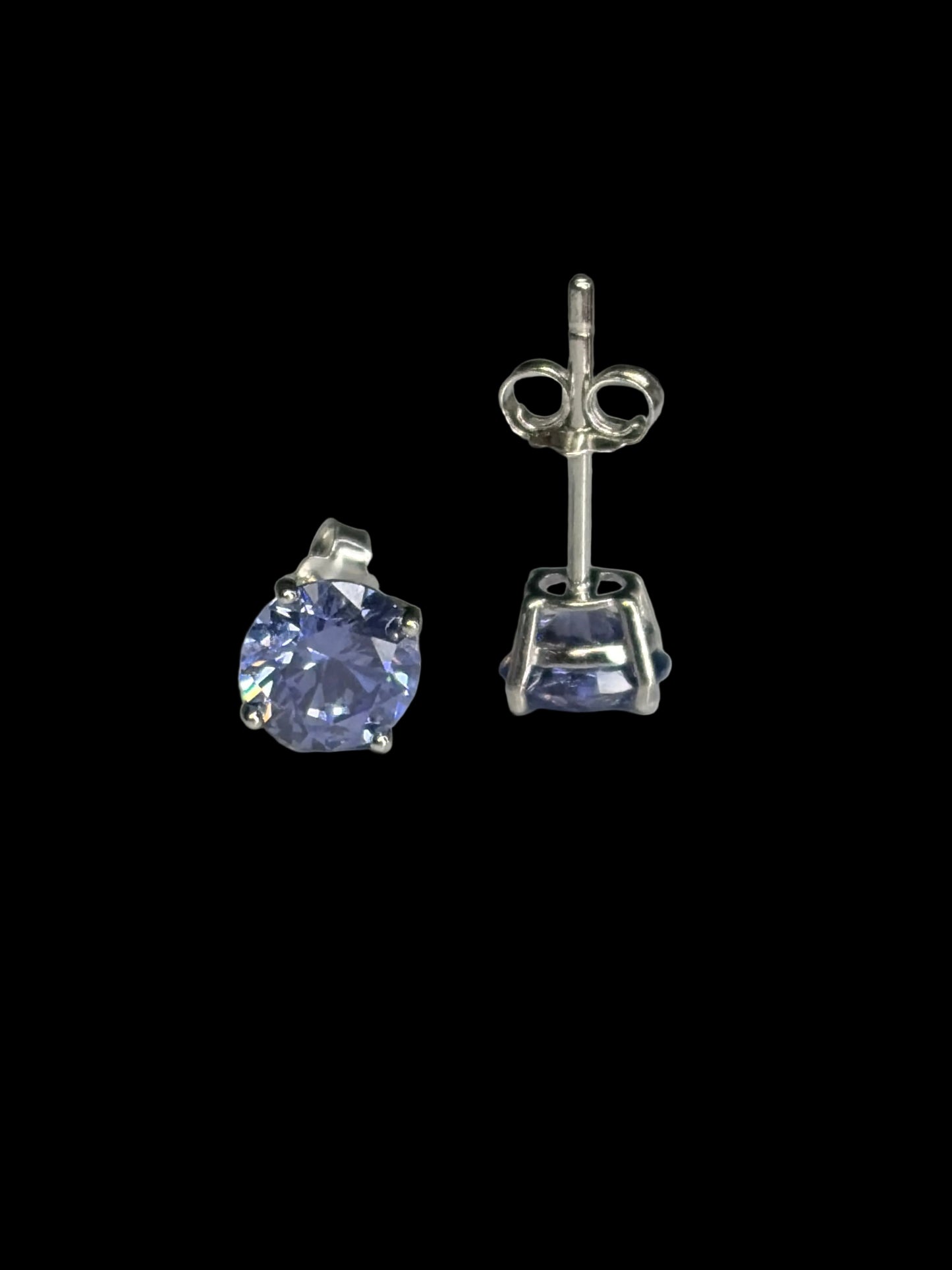 ENHANCED Tanzanite Sterling Silver Earrings