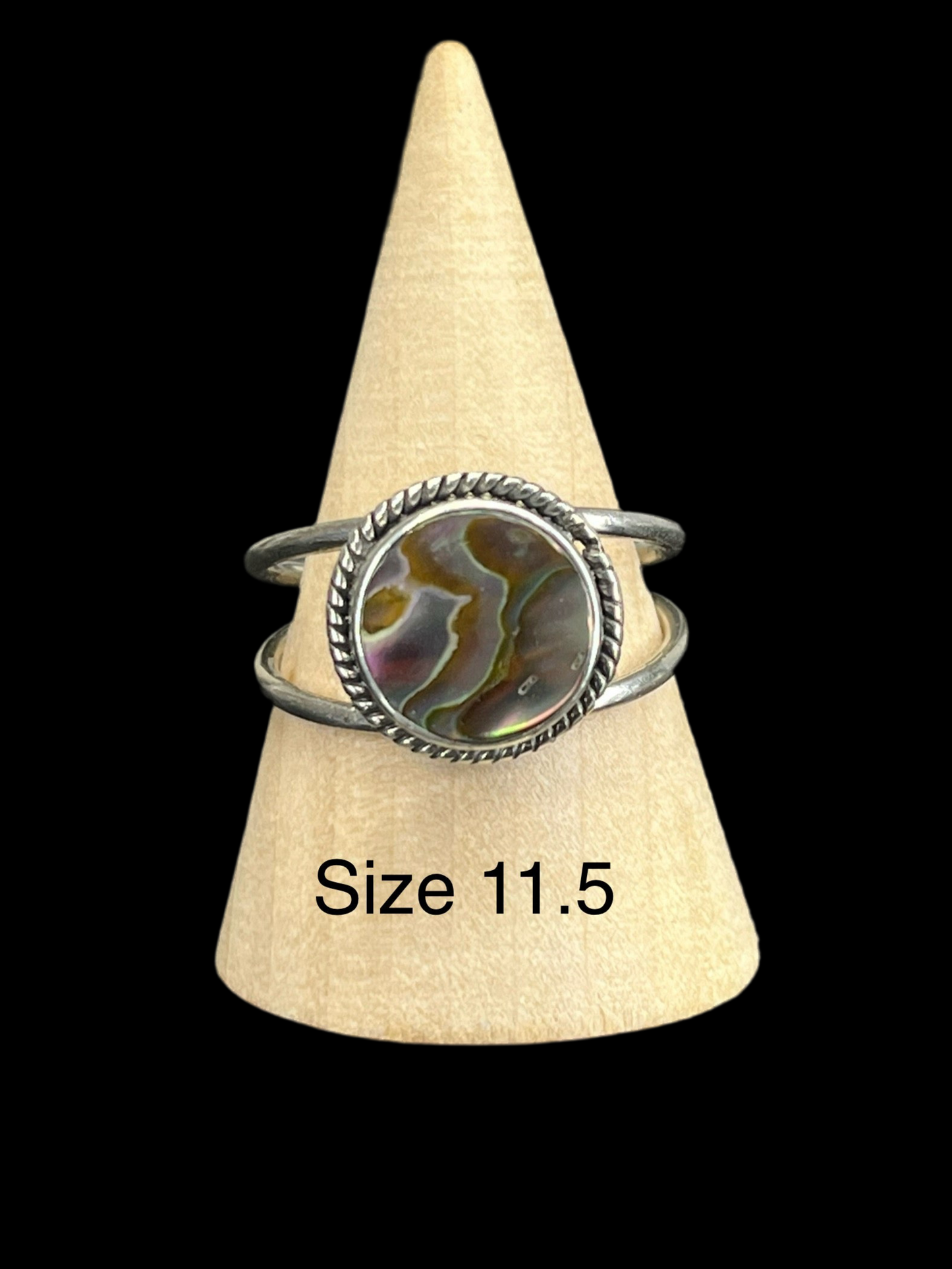 Abalone Sterling Silver Rings