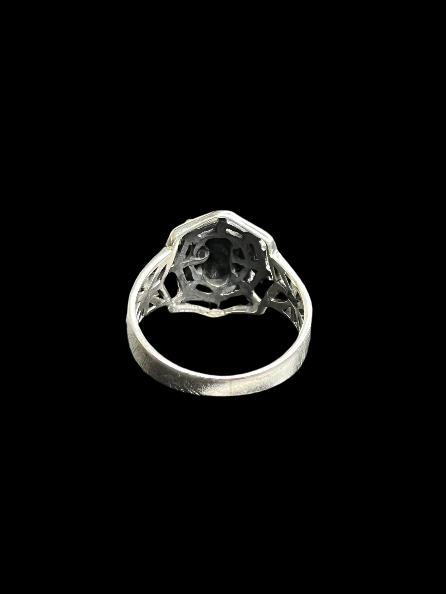 Sterling Silver Spider Ring - size 8