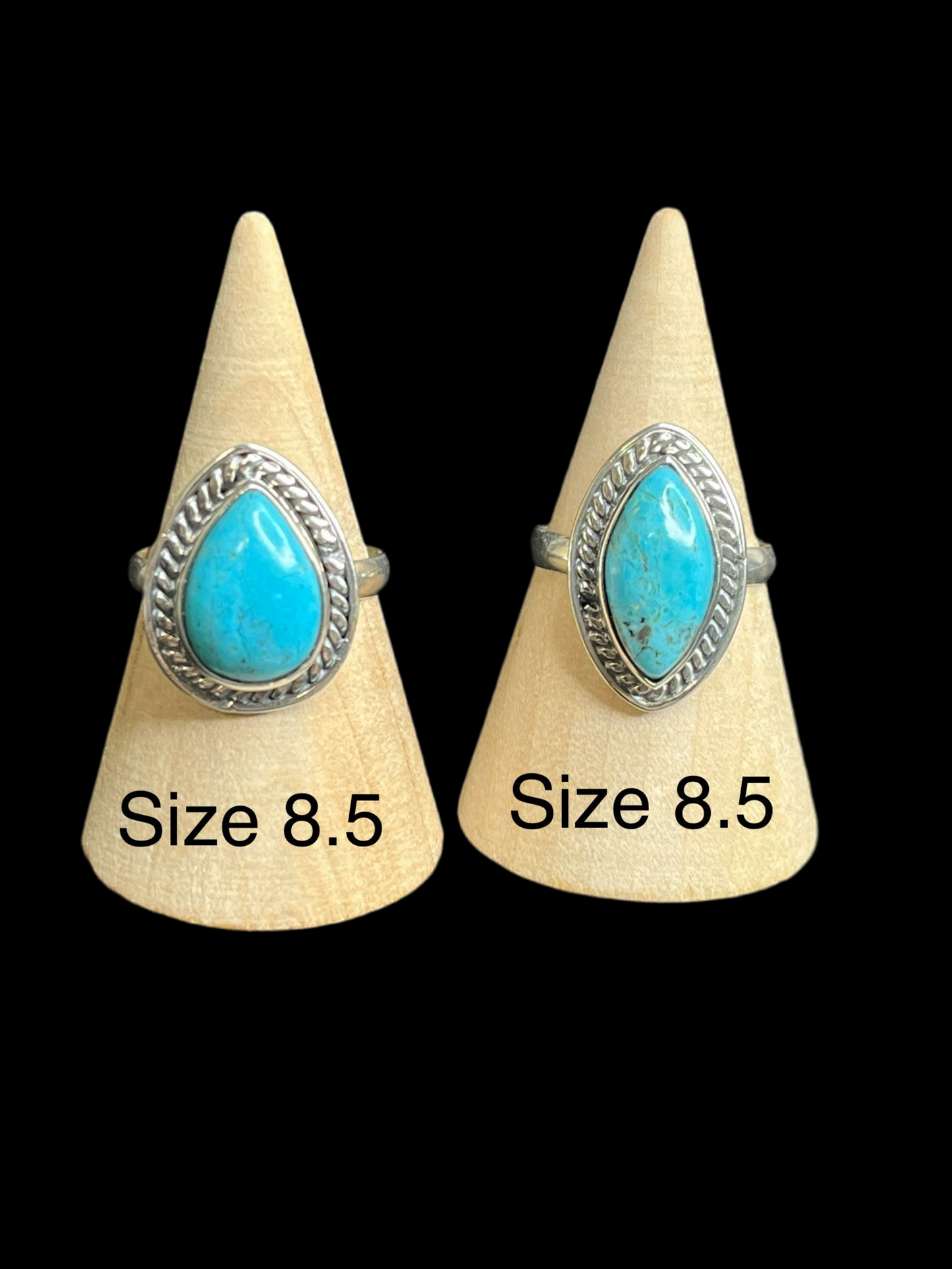 Mojave Turquoise Sterling Silver Rings