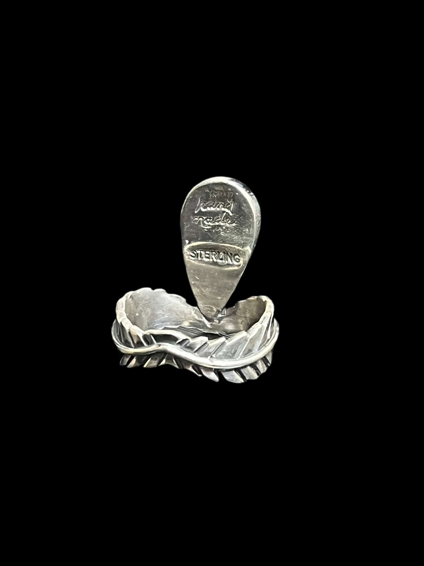 Handcrafted Kingman Turquoise Ring - size 8