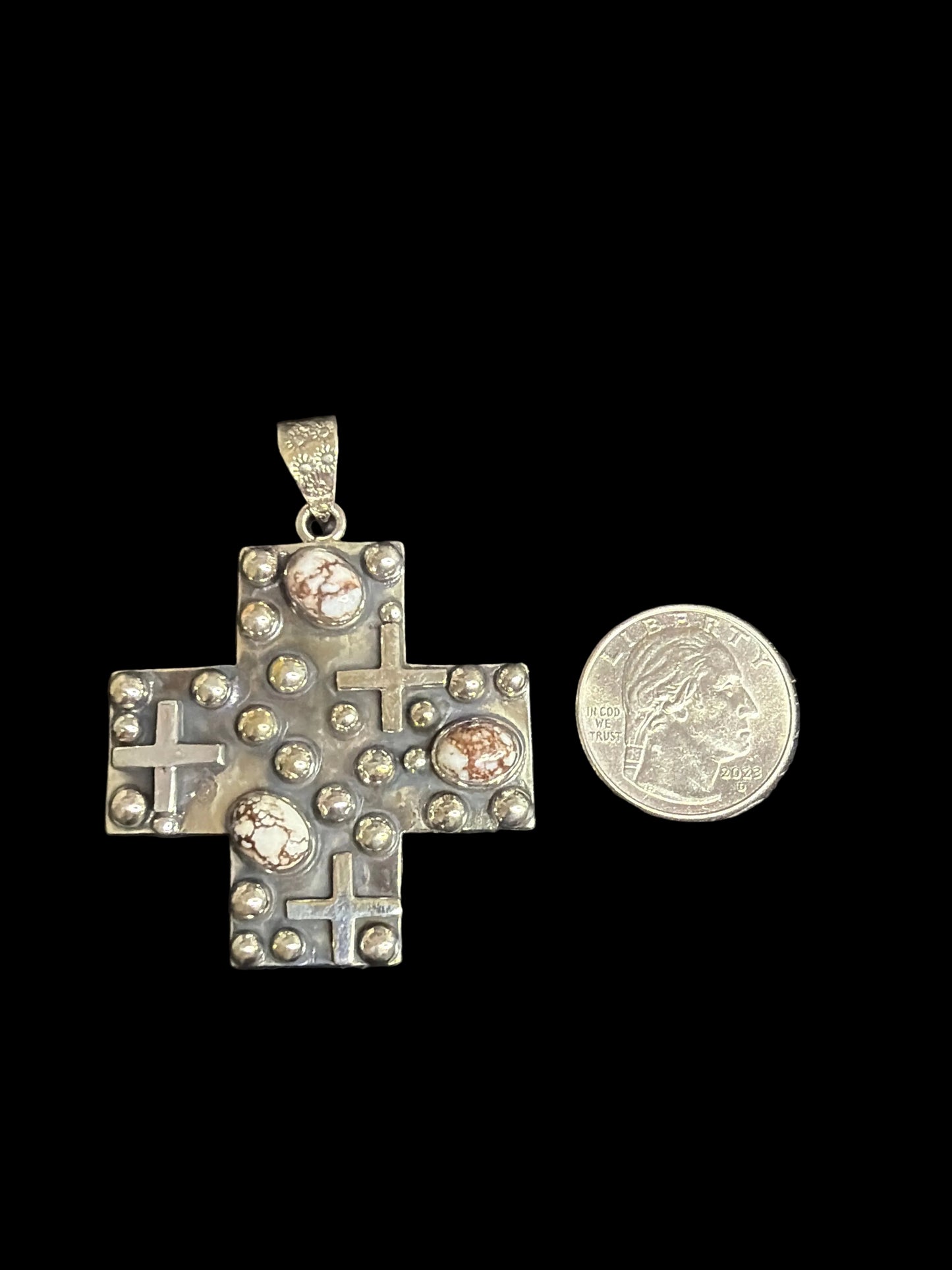Wild Horse Jasper Statement Pendant