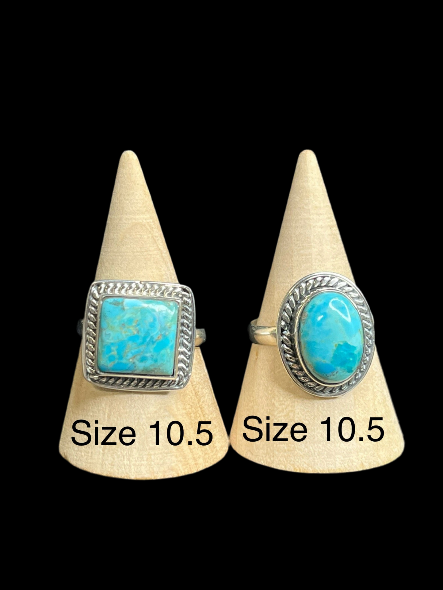 Mojave Turquoise Sterling Silver Rings