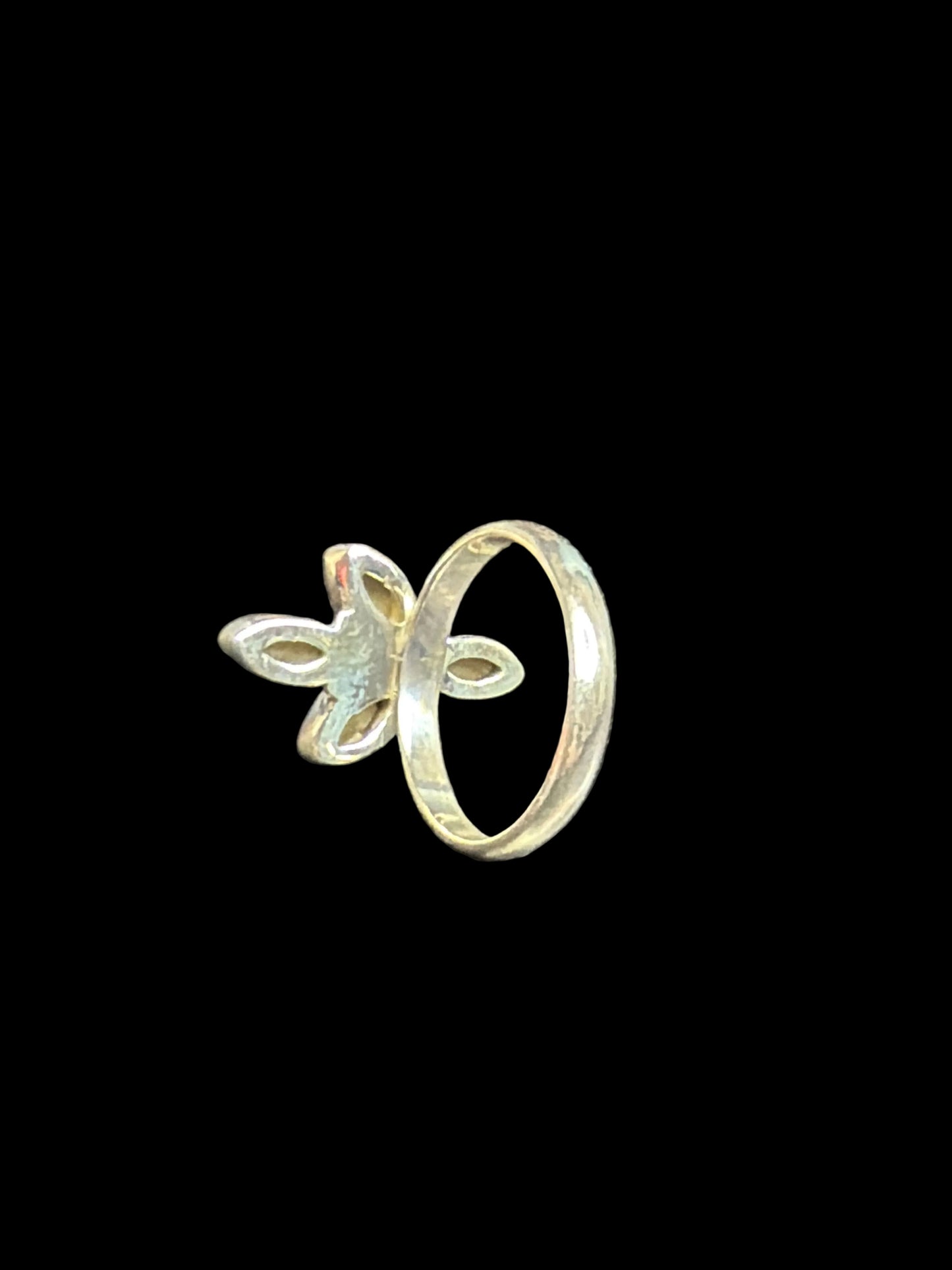 Peridot Multi-Stone Ring - size 9.5