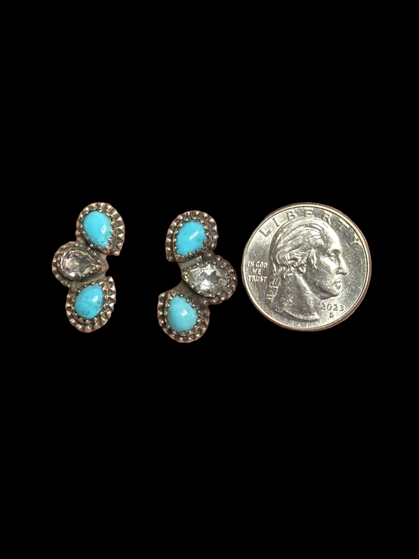 Southwest Sparkle Ear Crawler Earrings