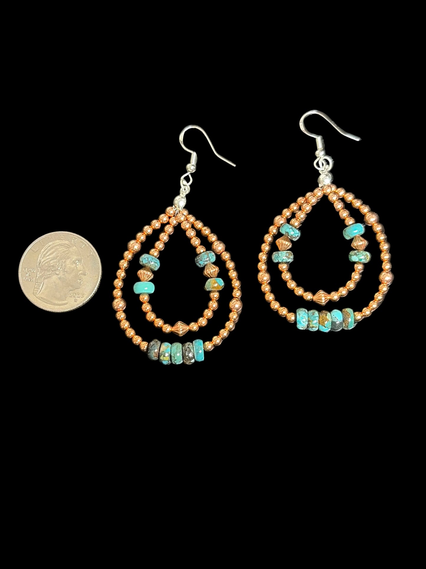 Copper & Kingman Double Hoop Earrings