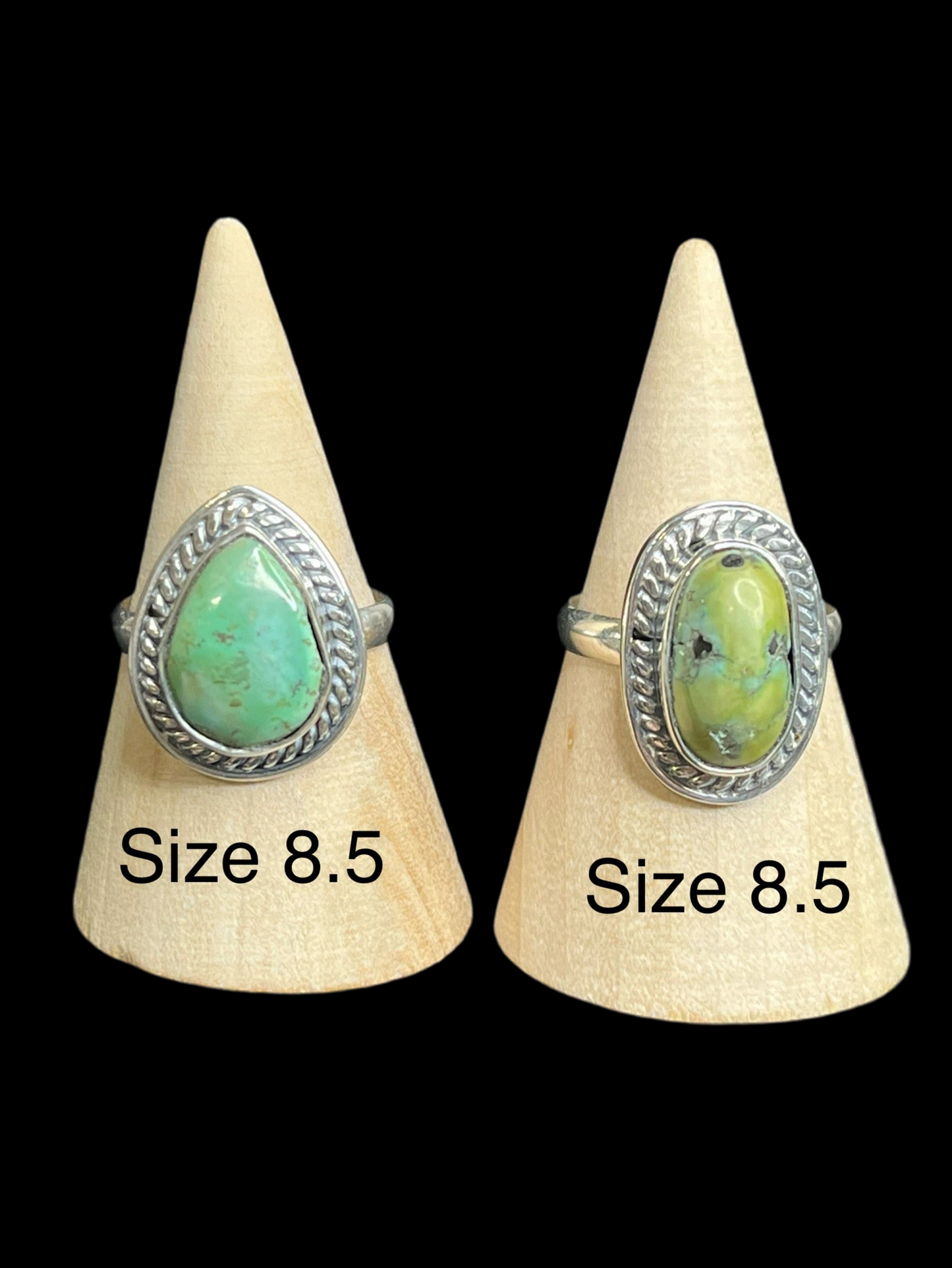 Tibetan Turquoise Sterling Silver Rings
