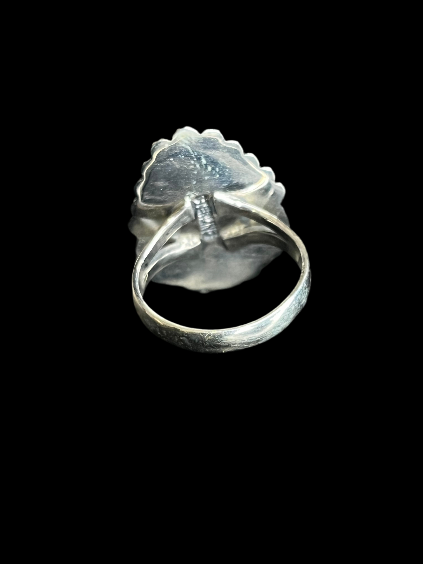 Kingman Turquoise Sterling Silver Ring - size 8