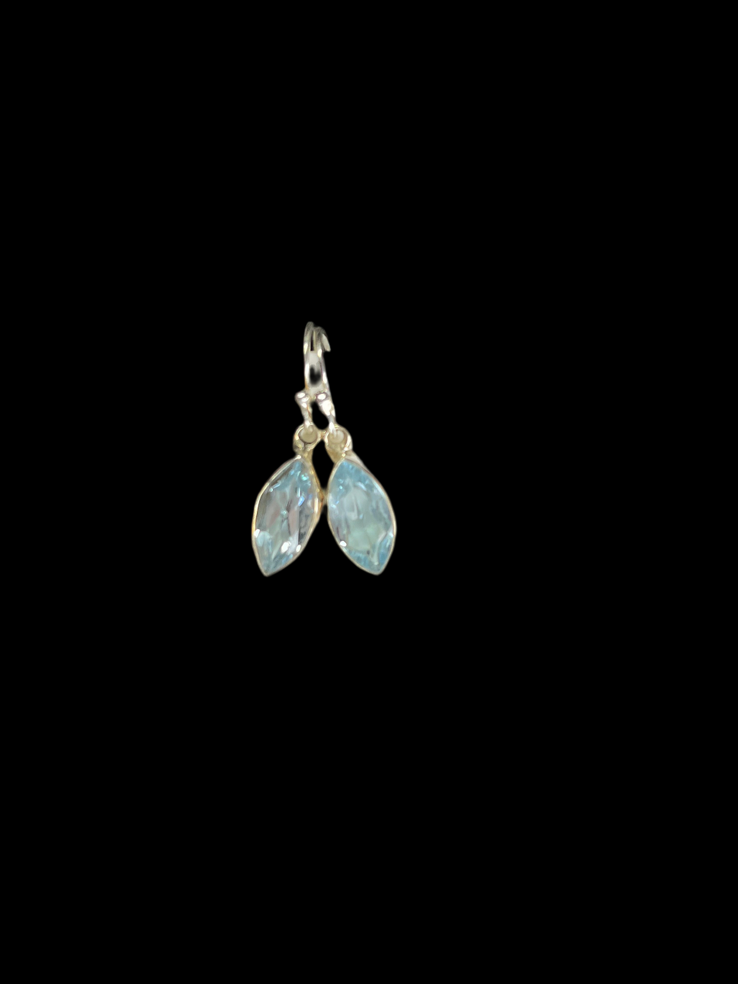 Marquise Natural Stone Drop Dangle Earrings