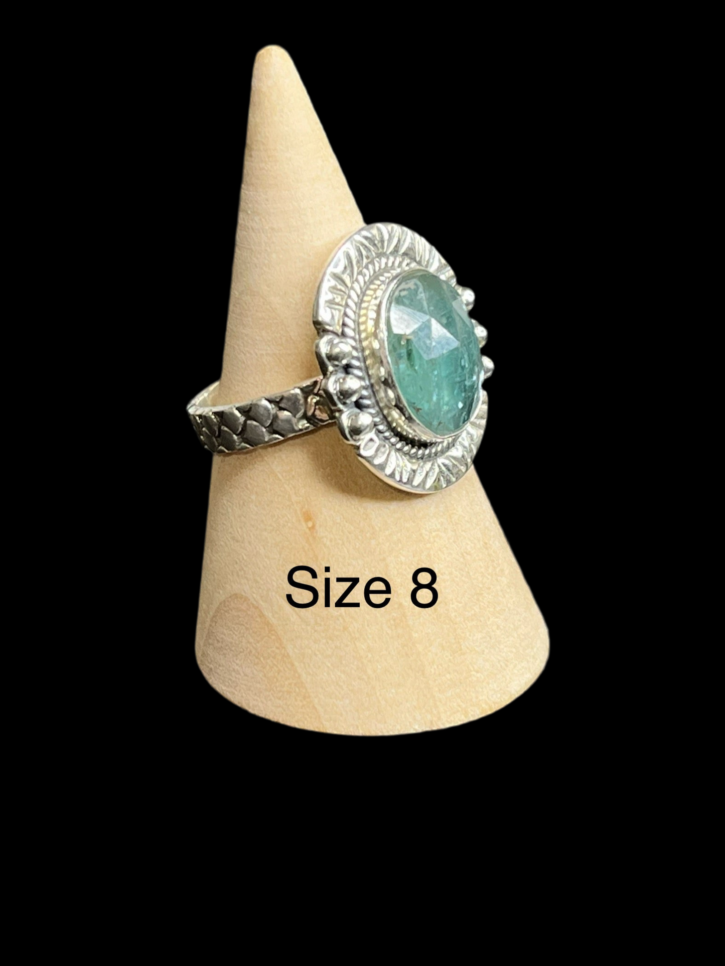 Mermaid Kyanite Rings - sizes 5-12