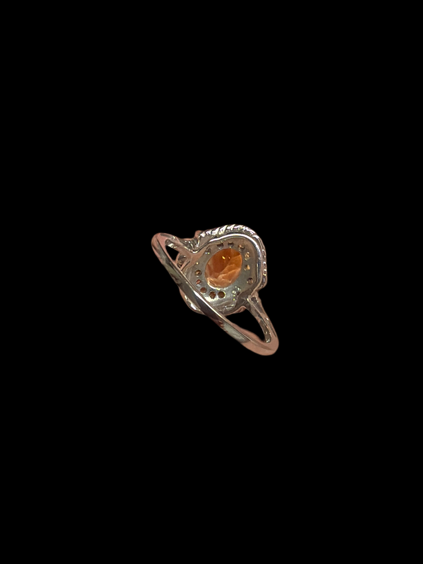 Citrine Statement Ring - size 8