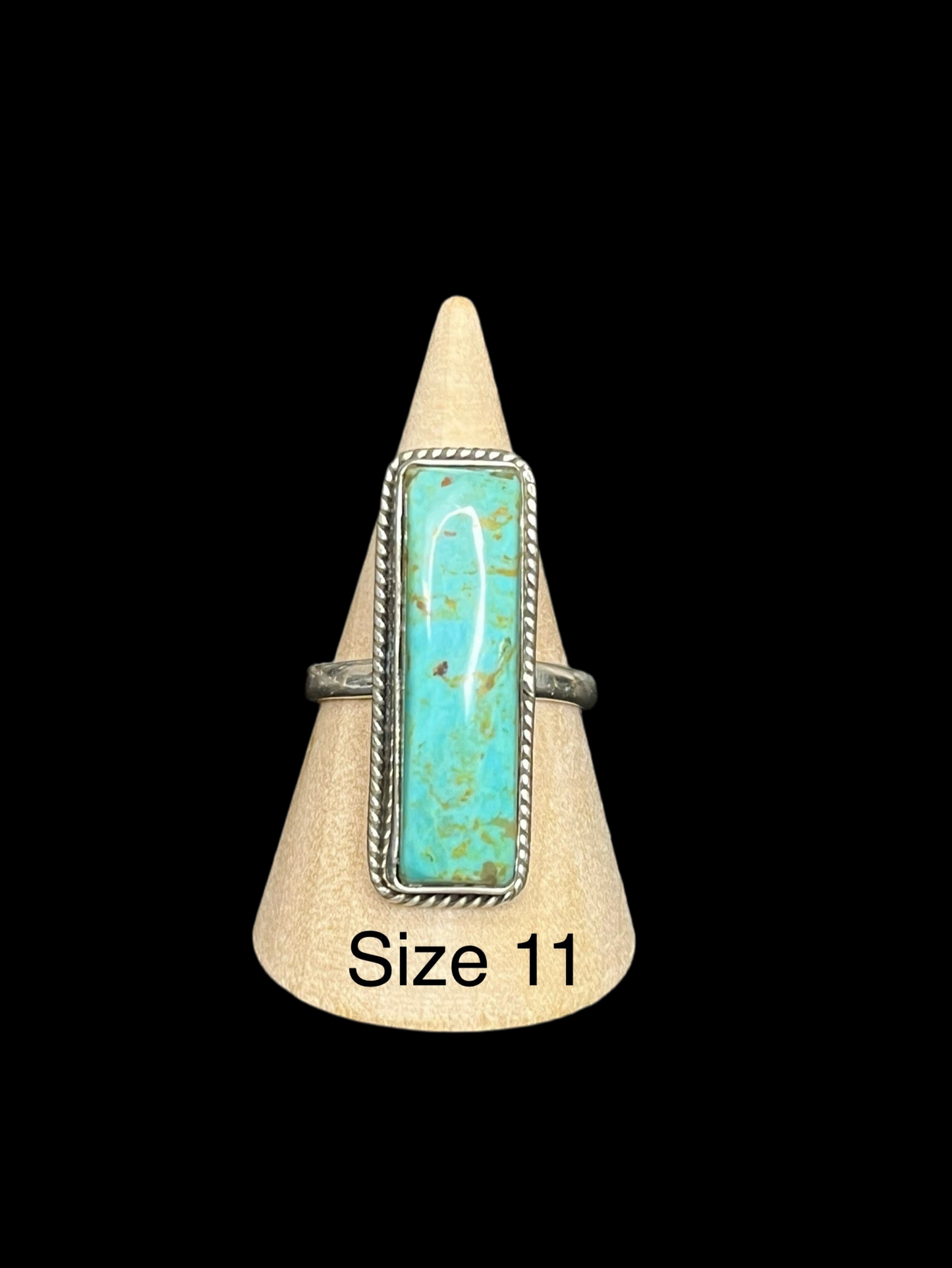 Arizona Turquoise Bar Rings - sizes 5-12