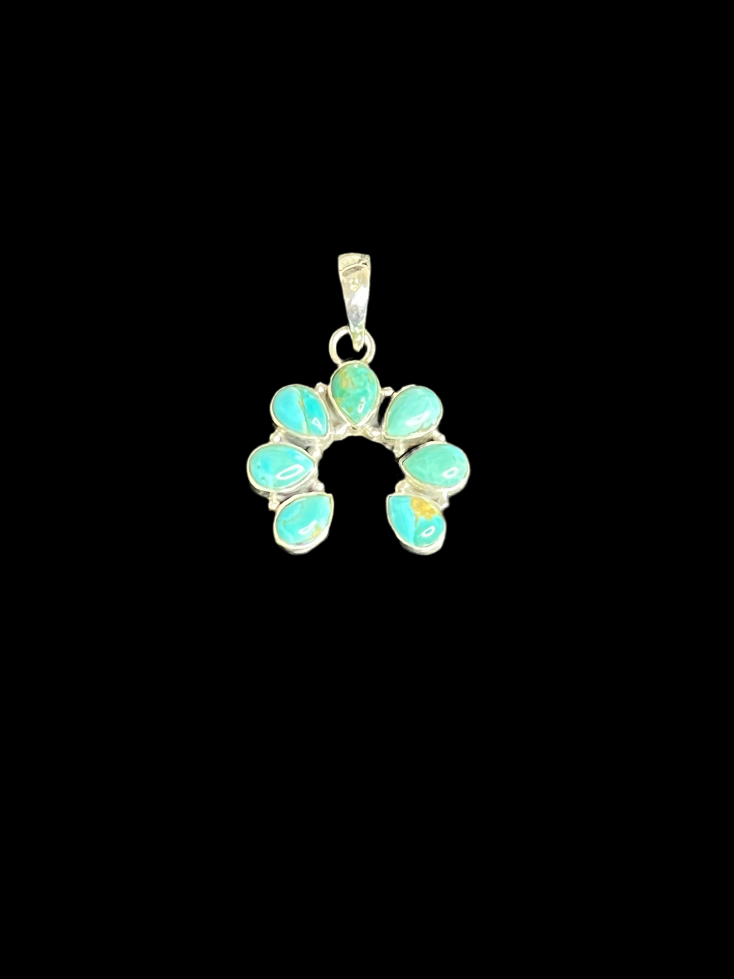 Mojave Turquoise Naja Pendant