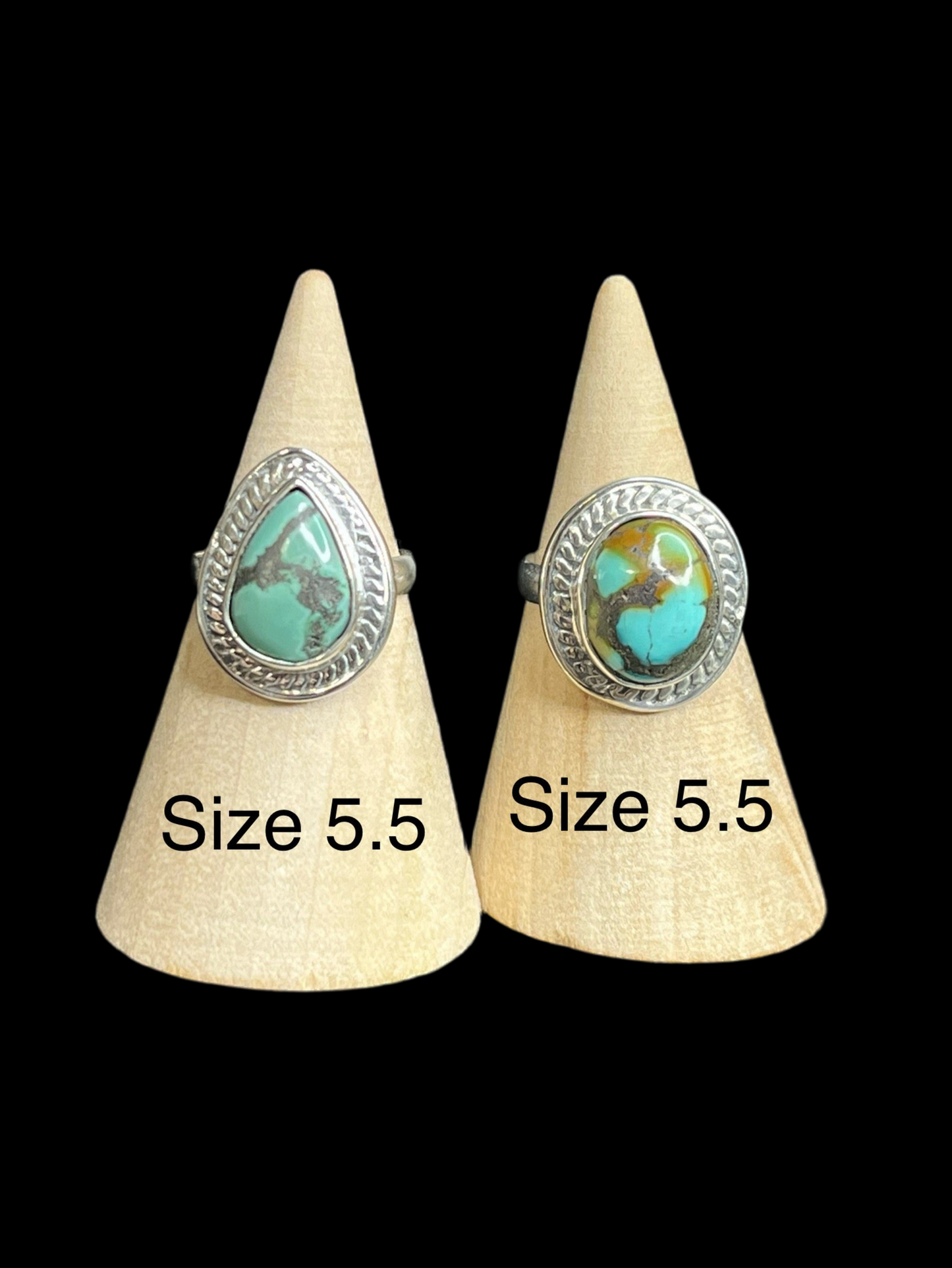 Tibetan Turquoise Sterling Silver Rings