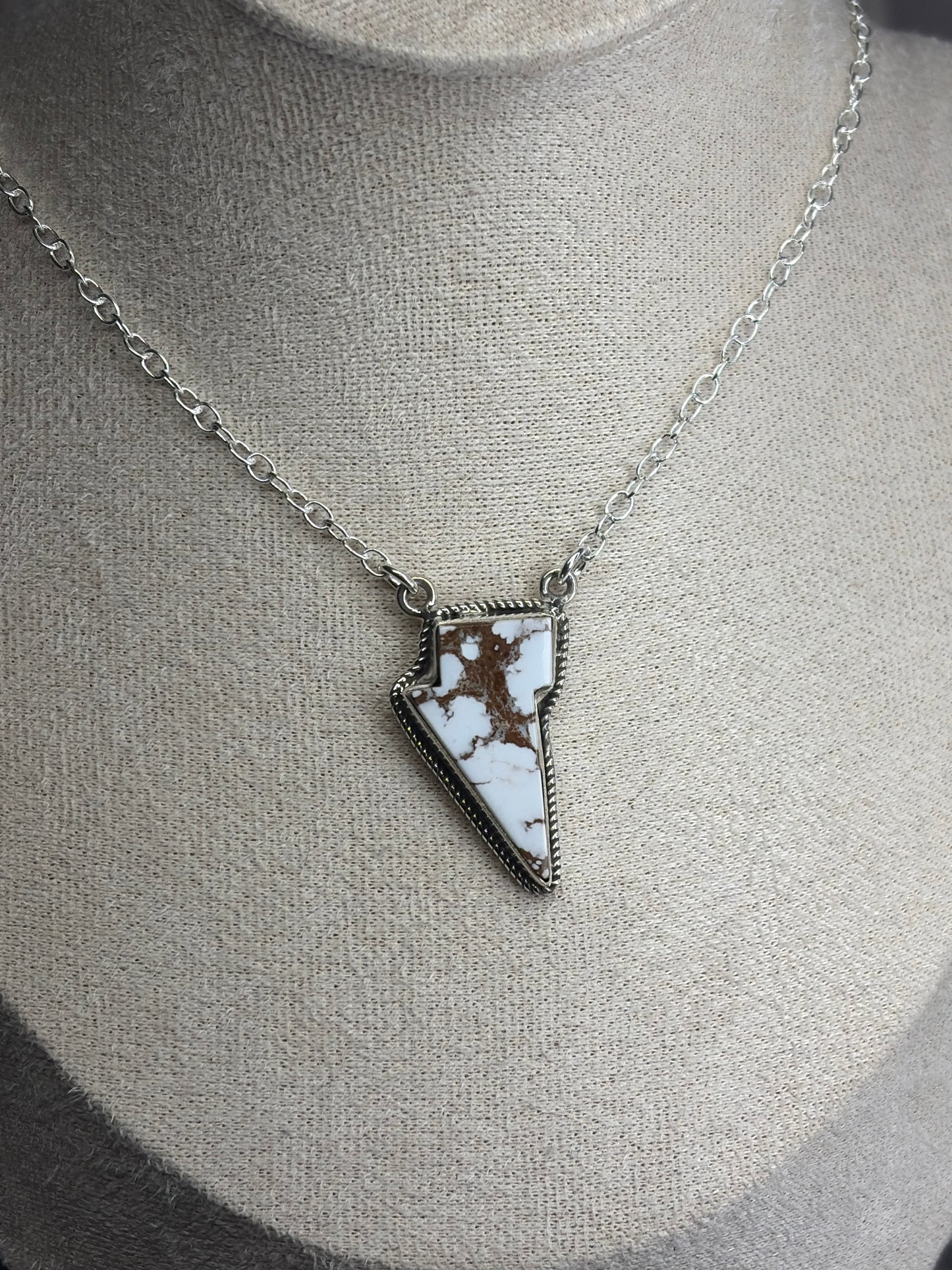The Bolt Necklace - Sterling Silver