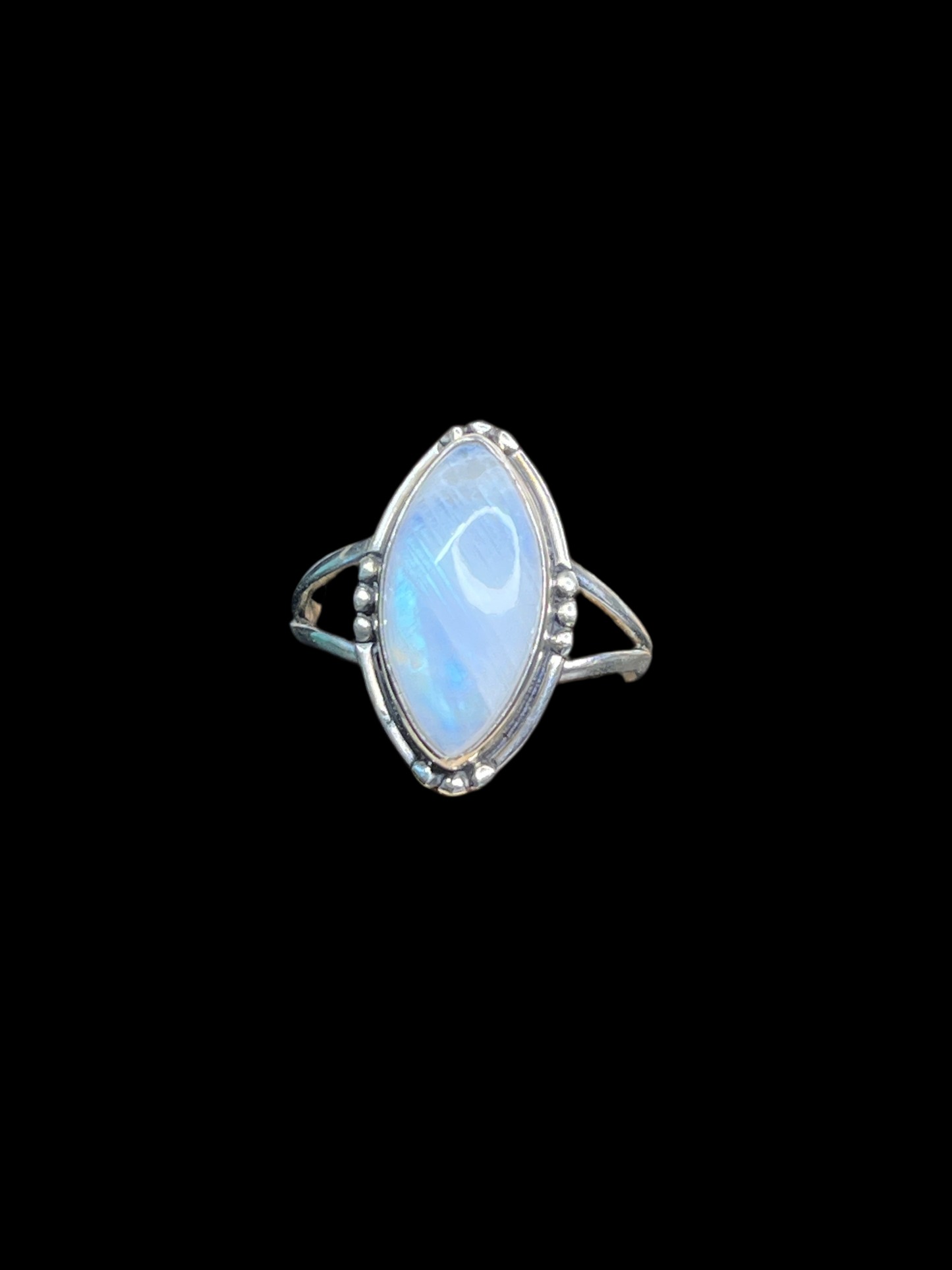 Moonstone Sterling Silver Ring - size 10