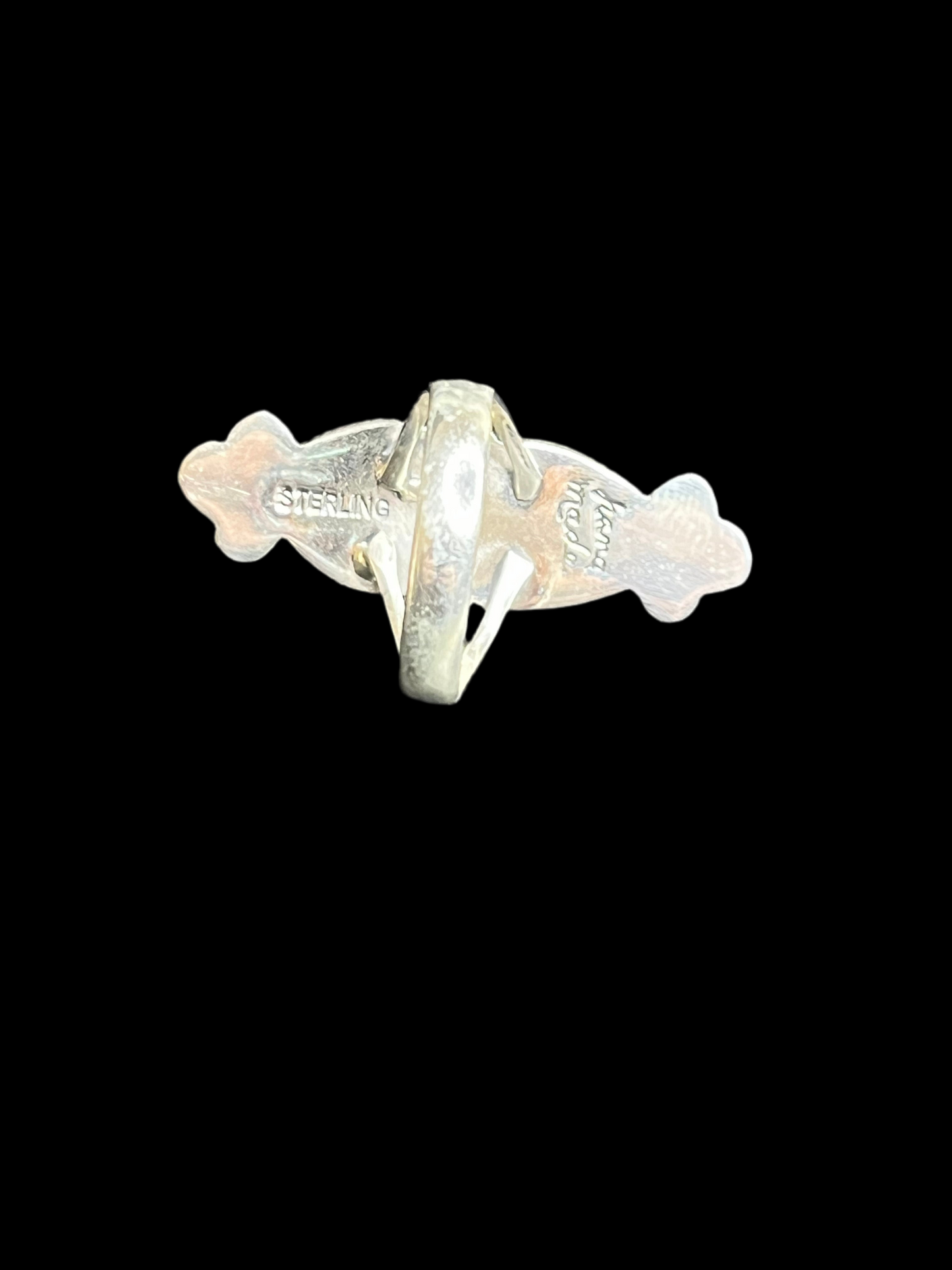 Double Kingman Turquoise Rings - size 7