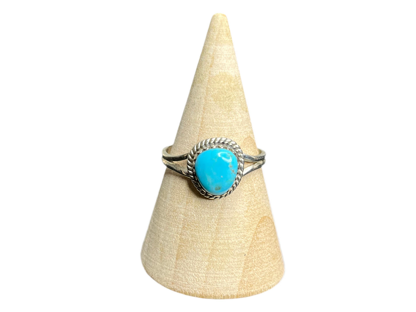 Dainty American Turquoise Sterling Silver Rings