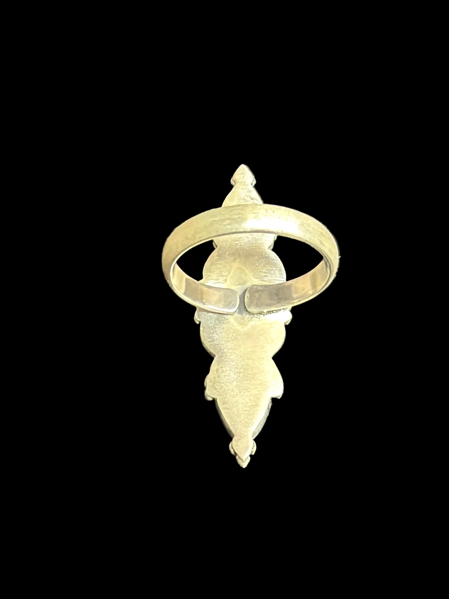 Mohave Turquoise Crawler Ring - Adjustable