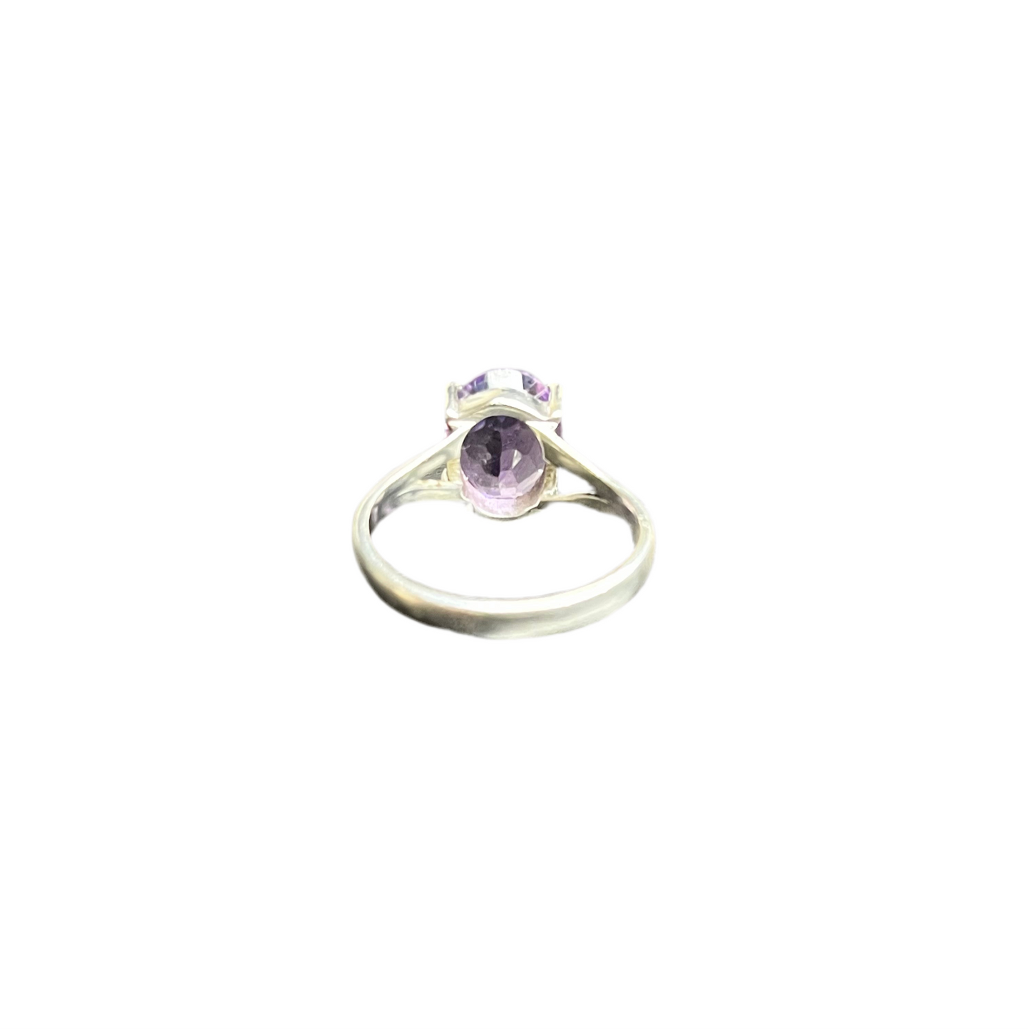Genuine Amethyst Sterling Silver Rings