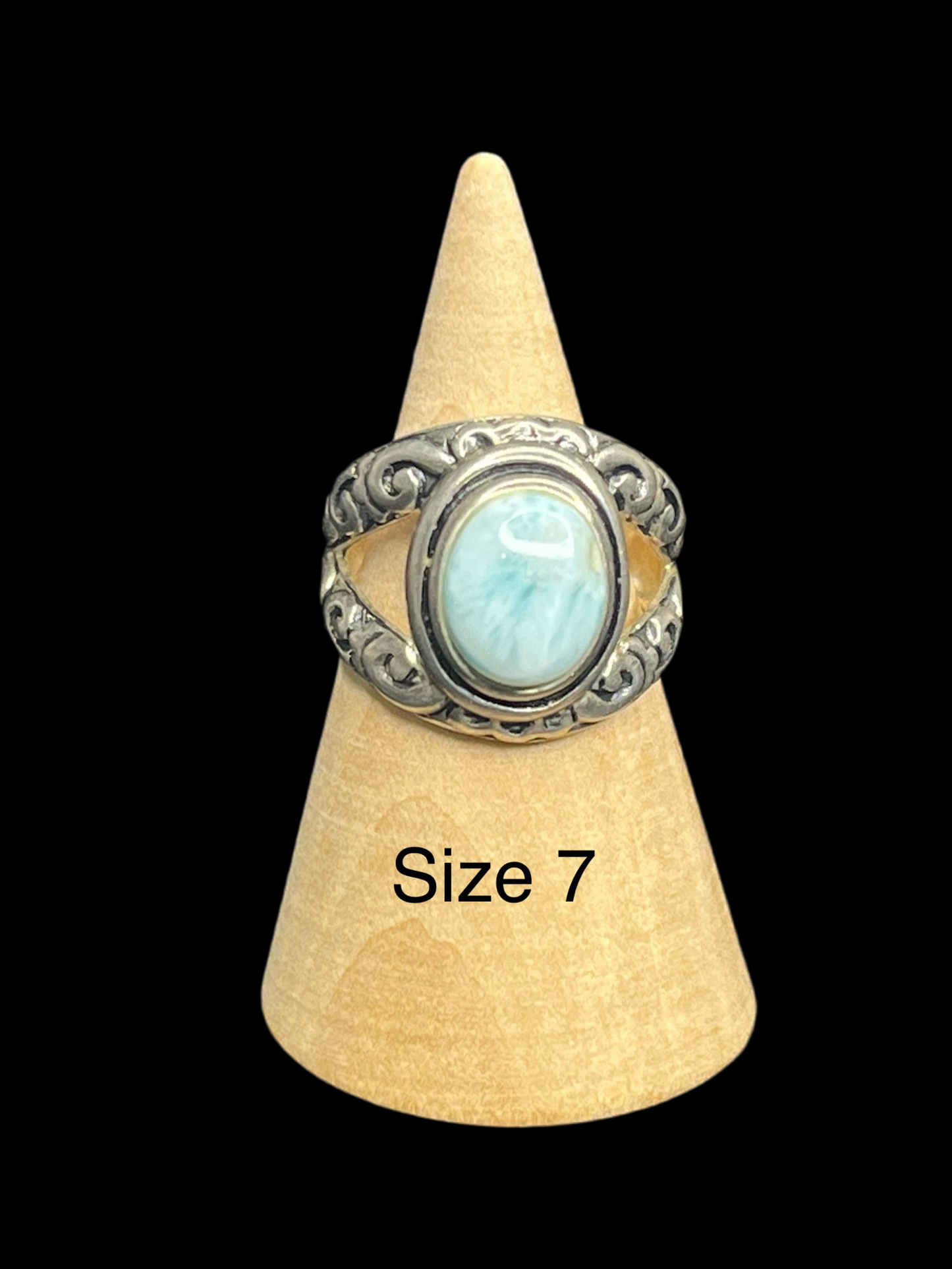 Larimar Statement Rings