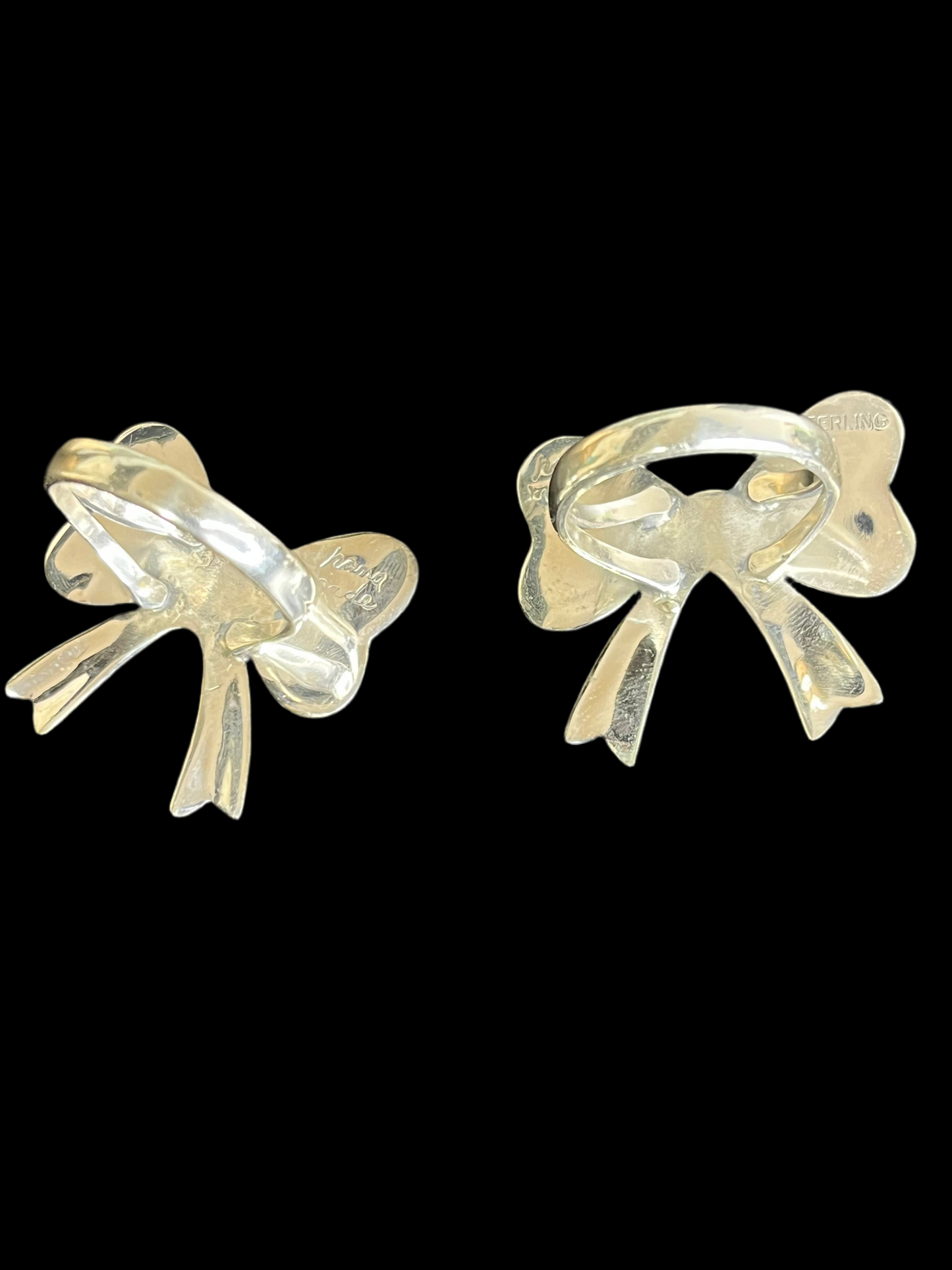 Handcrafted Sterling Silver Bow Rings