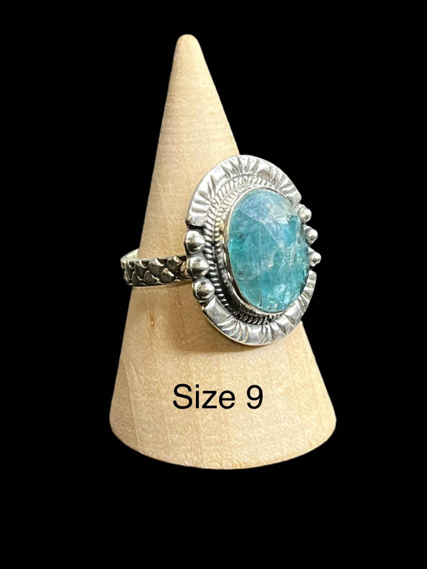 Mermaid Kyanite Rings - sizes 5-12