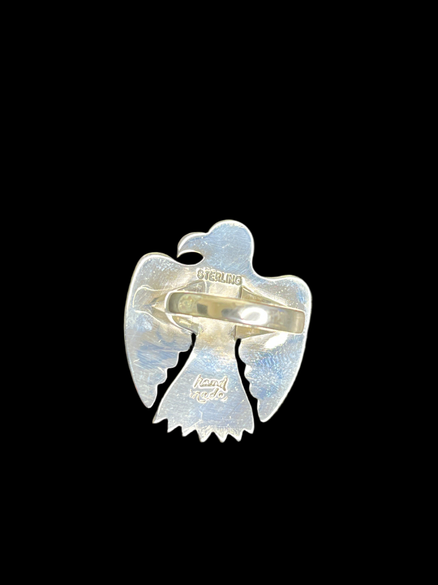 Handcrafted Thunderbird Rings