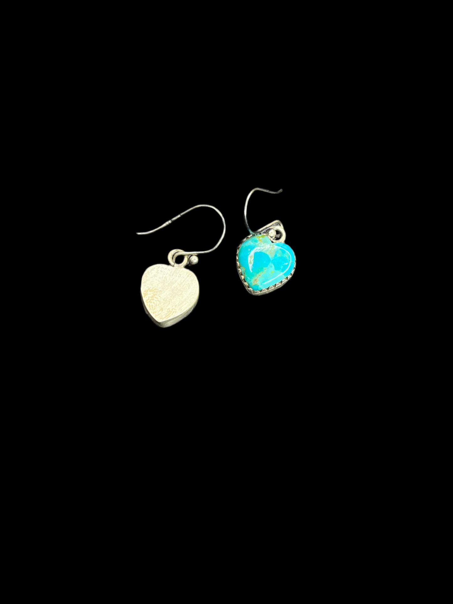 Turquoise Earrings - Sterling Silver
