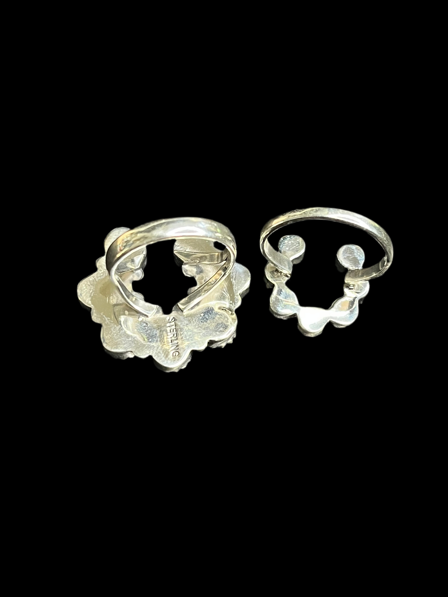 Kingman Turquoise Naja Rings