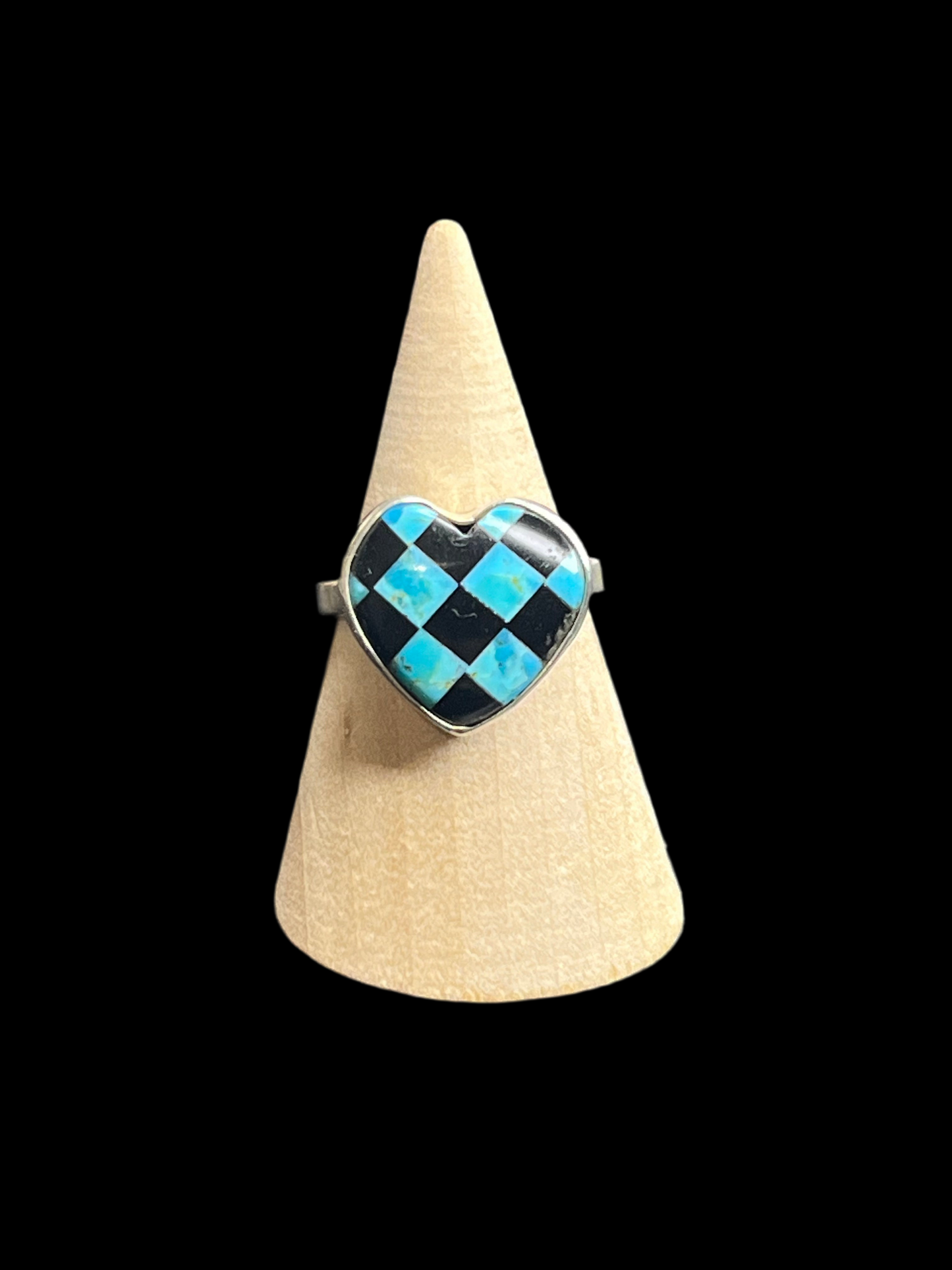 Checker Sterling Silver Rings