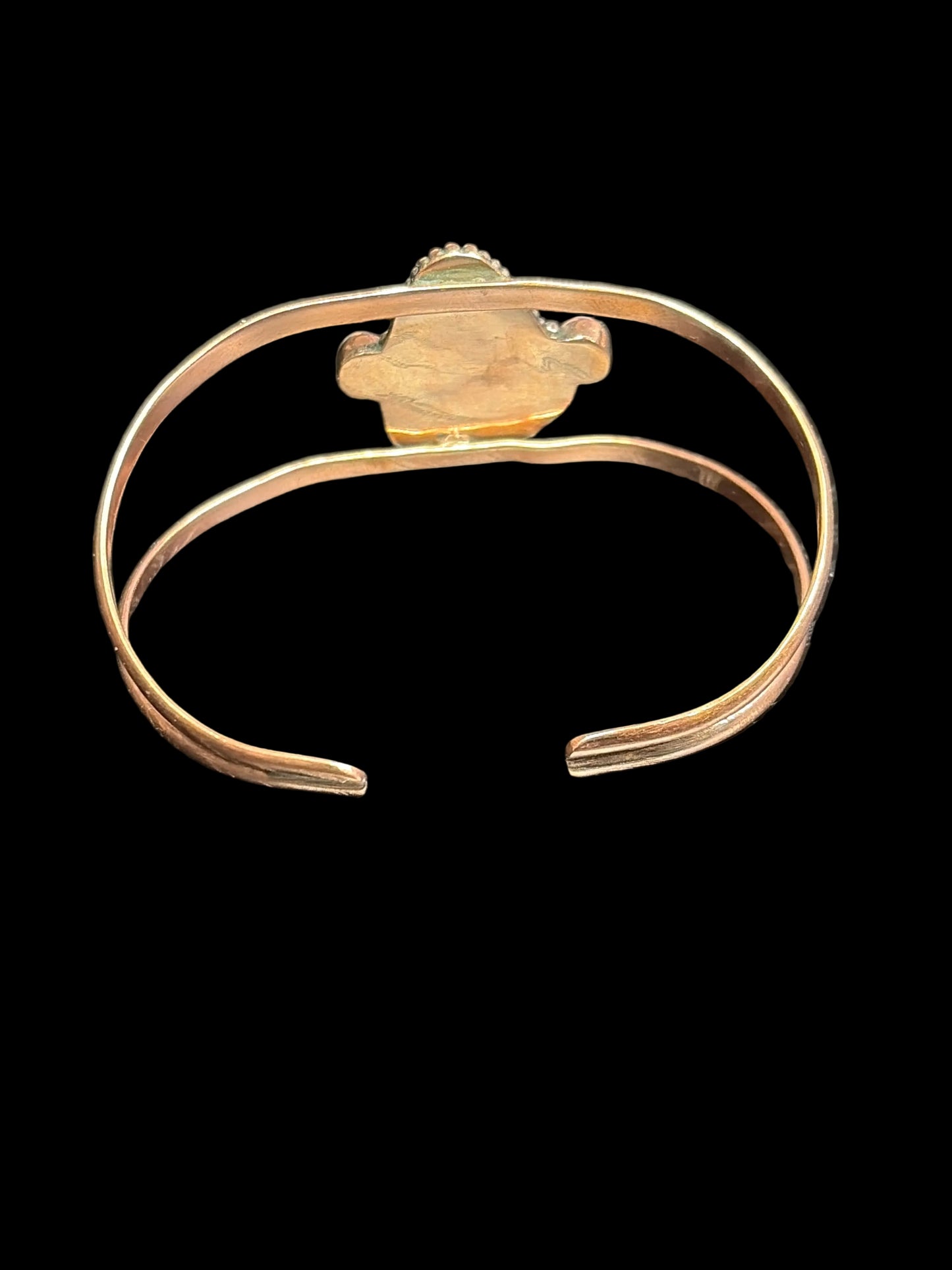 Copper - Charoite & Moonstone Cuff