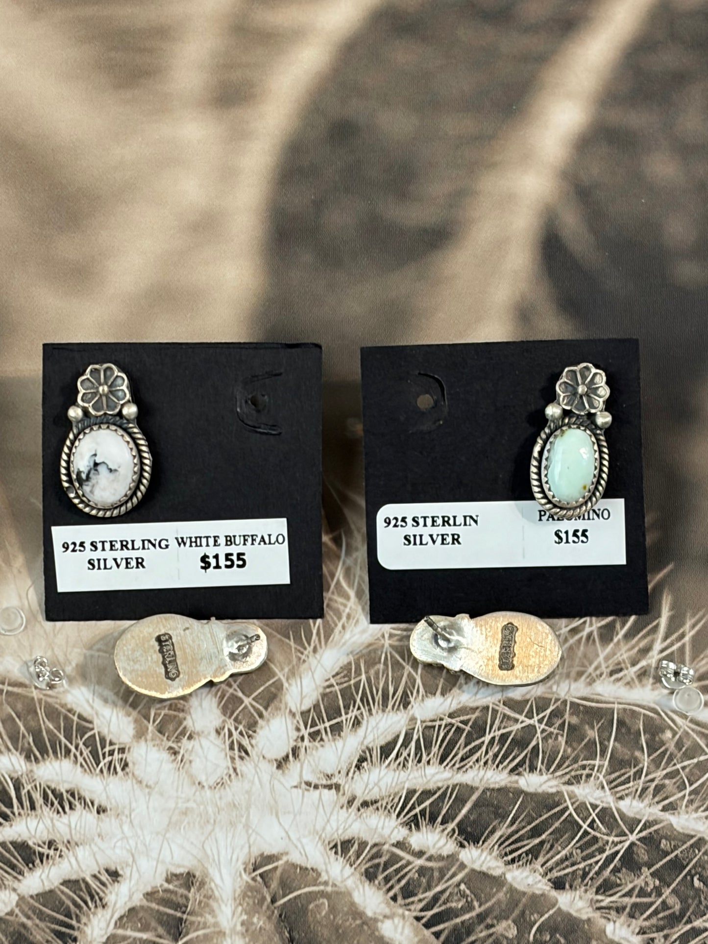 Desert Flower Stud Earrings