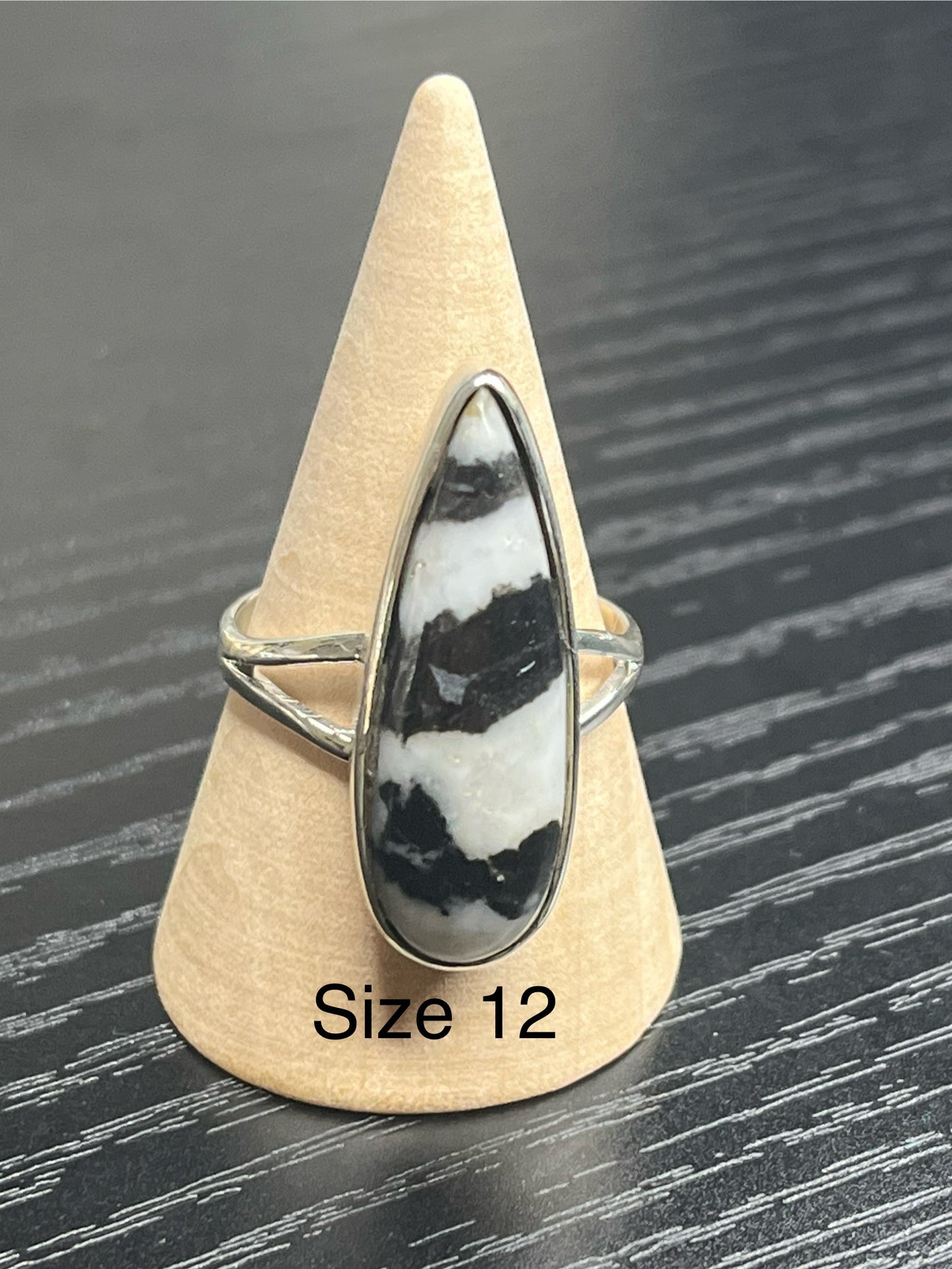 White Buffalo Sterling Silver Rings
