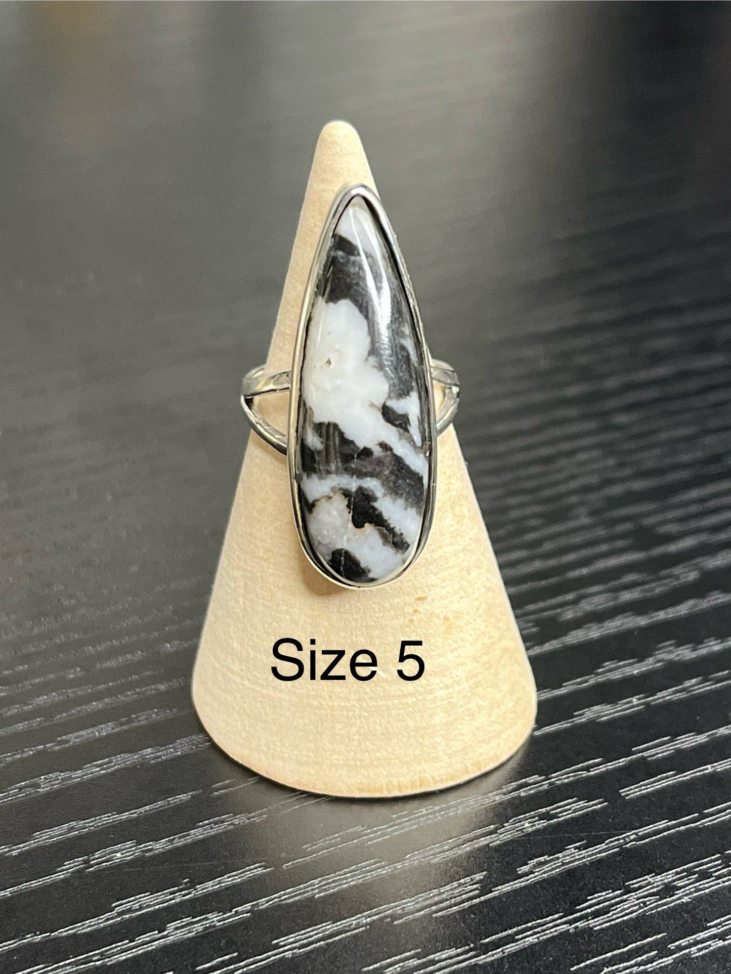 White Buffalo Sterling Silver Rings