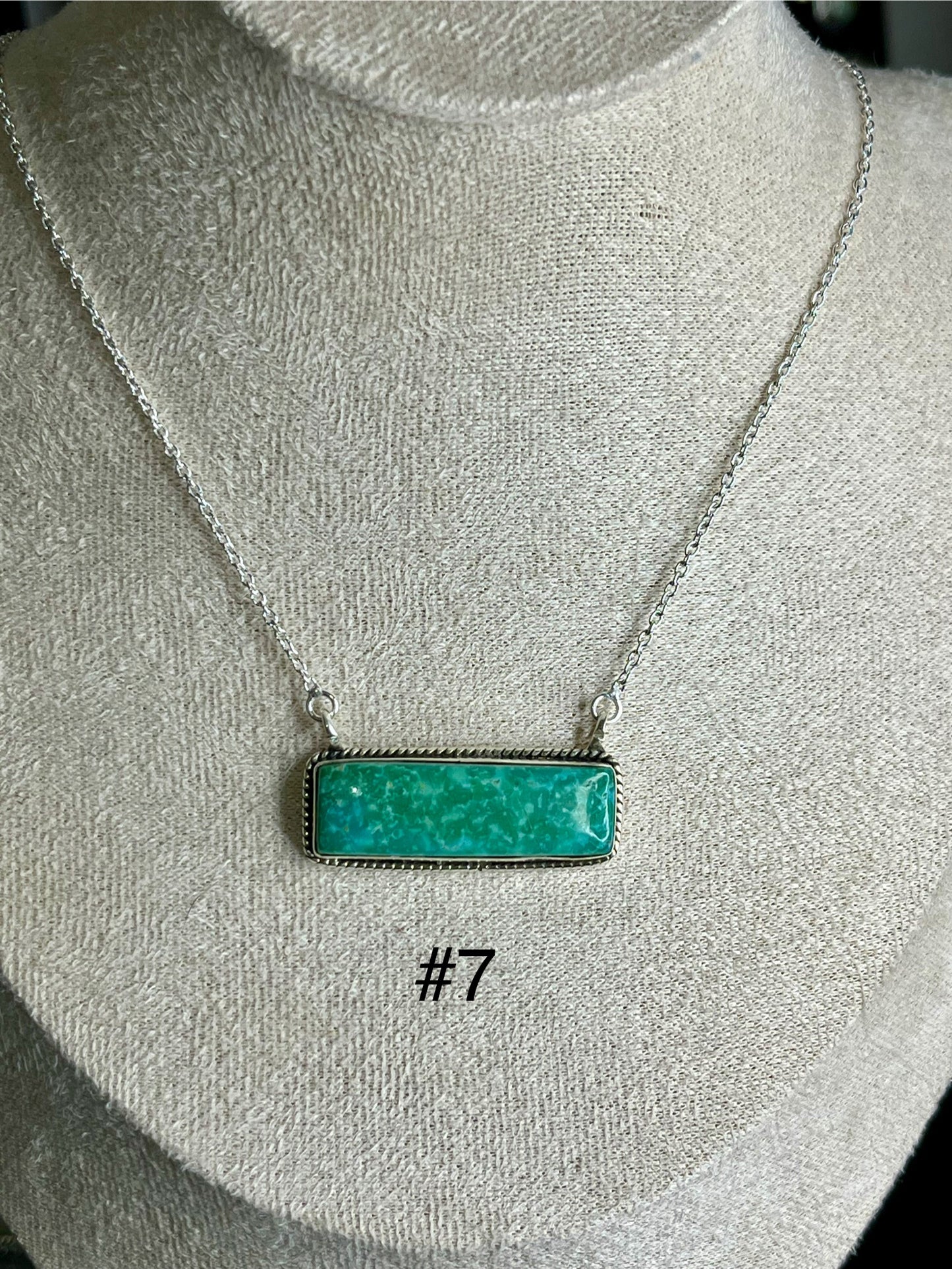 Arizona Turquoise Bar Necklaces