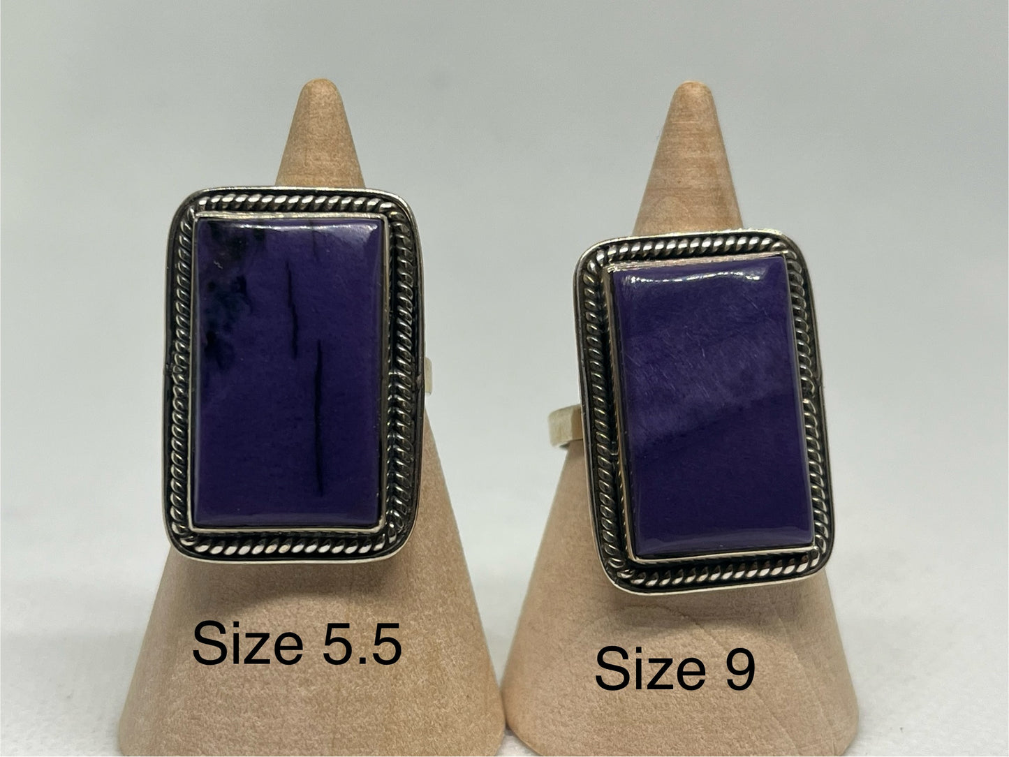 Sterling Silver Statement Rings - Various Natural Stones