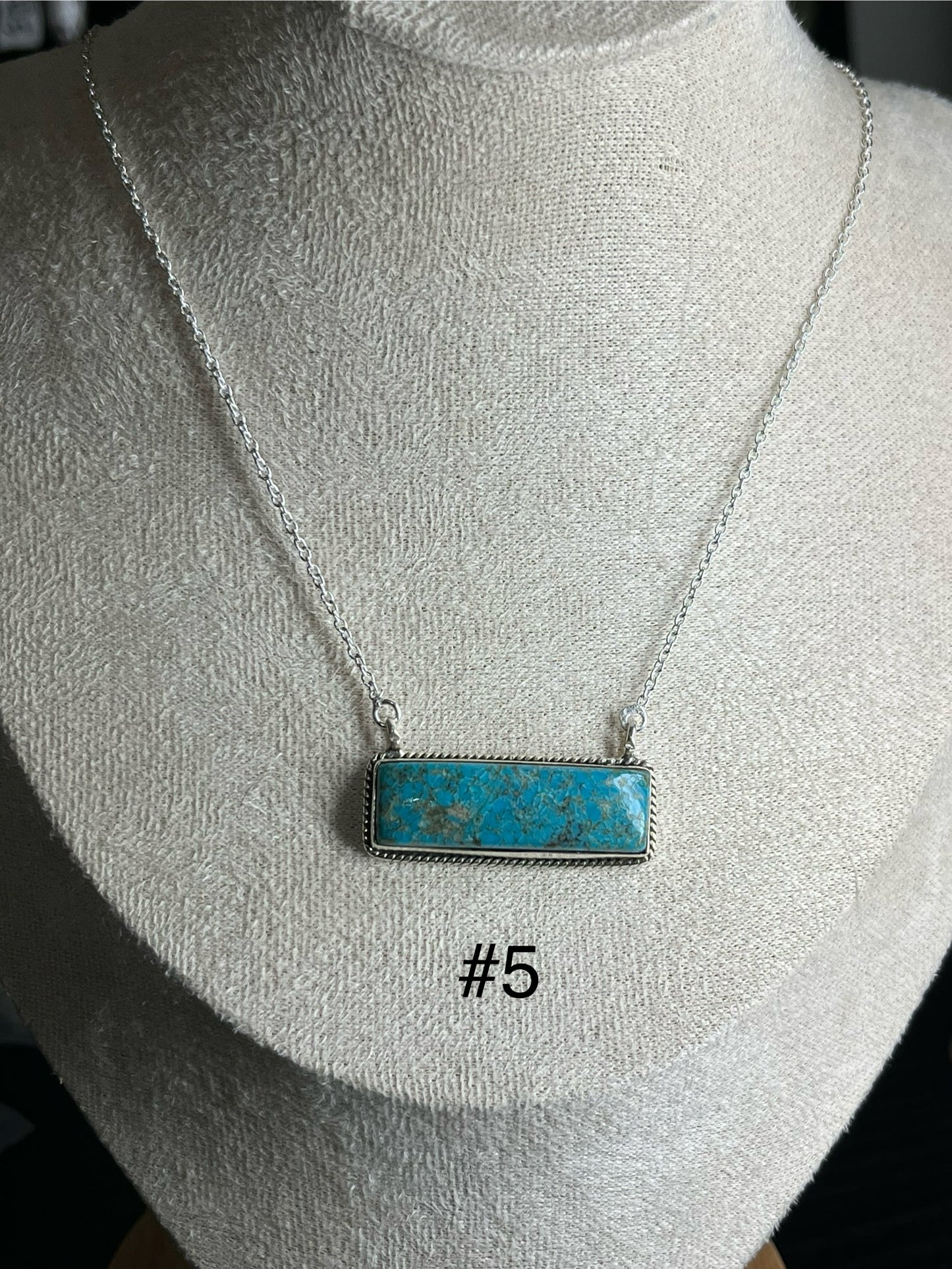 Arizona Turquoise Bar Necklaces