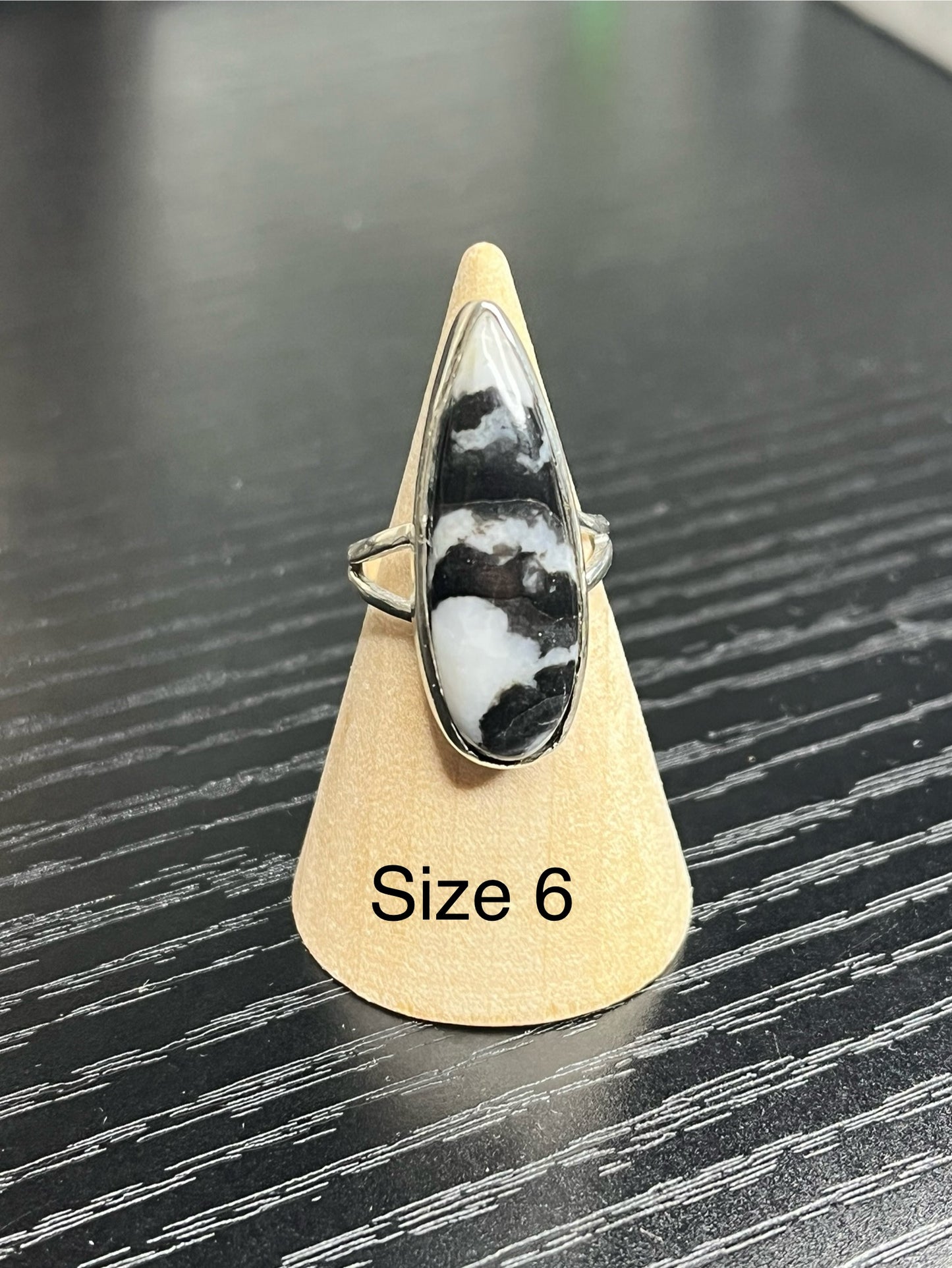 White Buffalo Sterling Silver Rings
