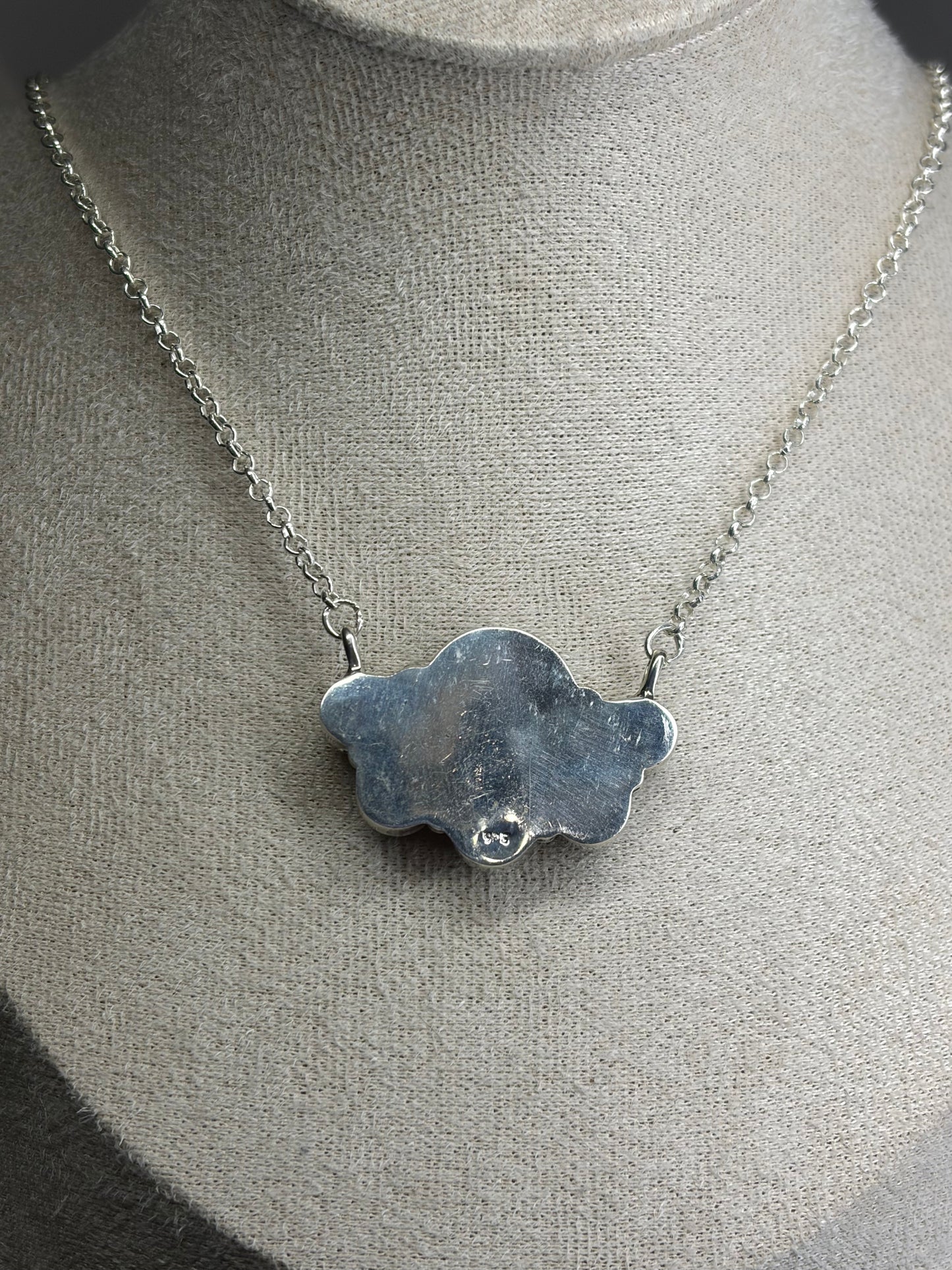 Half Cluster Statement Necklace